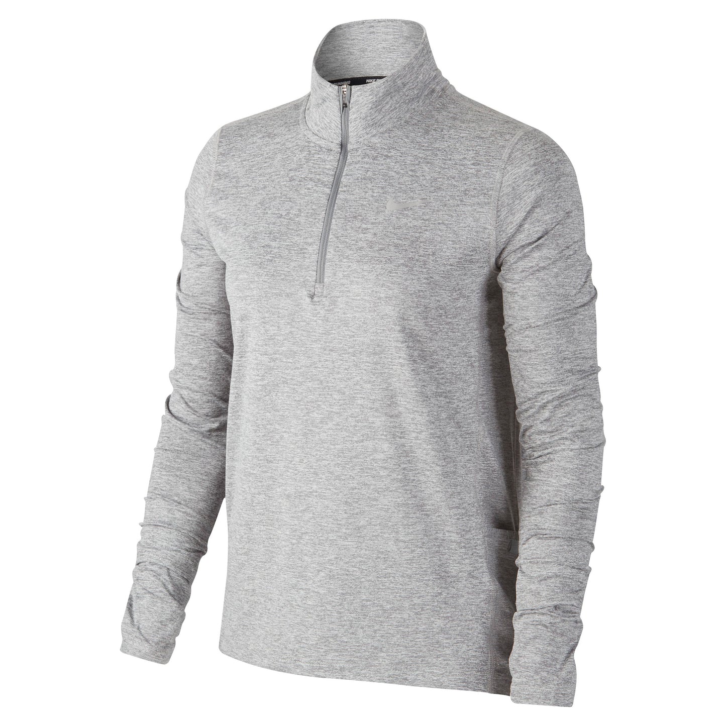 Nike Element Half-Zip Camiseta De Manga Larga Mujeres-Gris Claro,Plateado Nike Element Half-Zip Camiseta De Manga Larga Mujeres-Gris Claro,Plateado