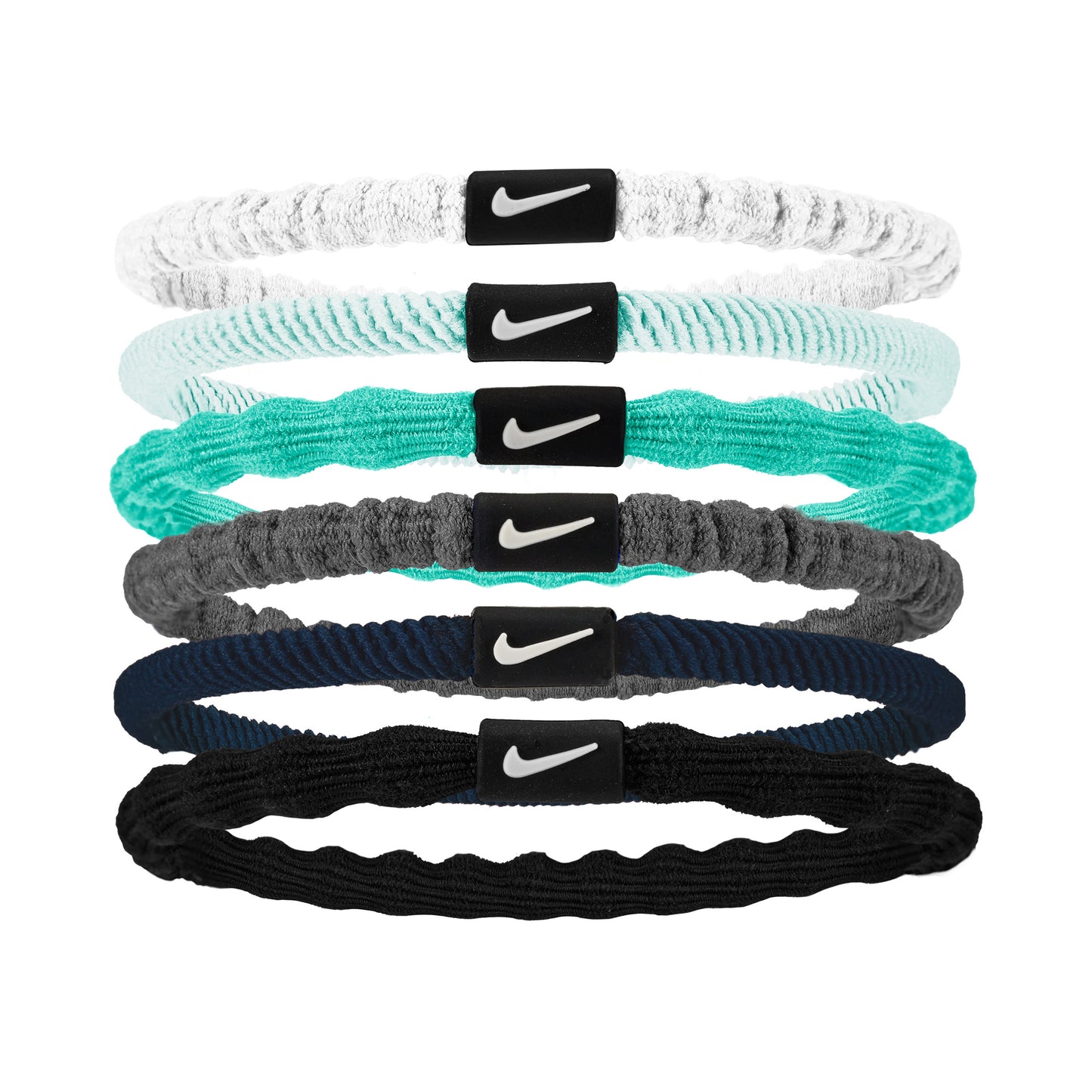 Nike Flex Hair Tie Cinta para el pelo Pack de 6 Unisex - multicolor, blanco Nike Flex Hair Tie Cinta para el pelo Pack de 6 Unisex - multicolor, blanco