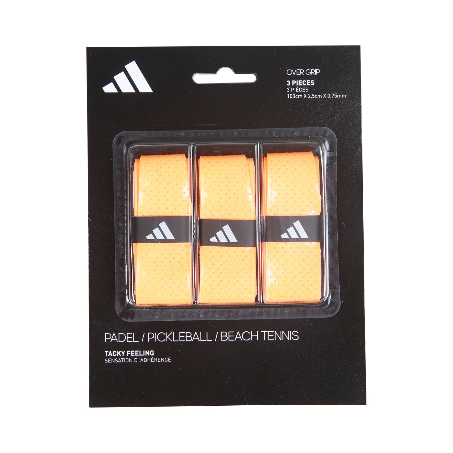 adidas Padel Overgrip Pack De 3-Naranja adidas Padel Overgrip Pack De 3-Naranja