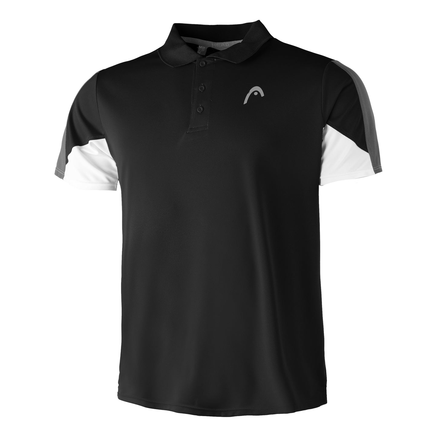 HEAD Club Tech 22 Polo Hombres - negro, blanco HEAD Club Tech 22 Polo Hombres - negro, blanco