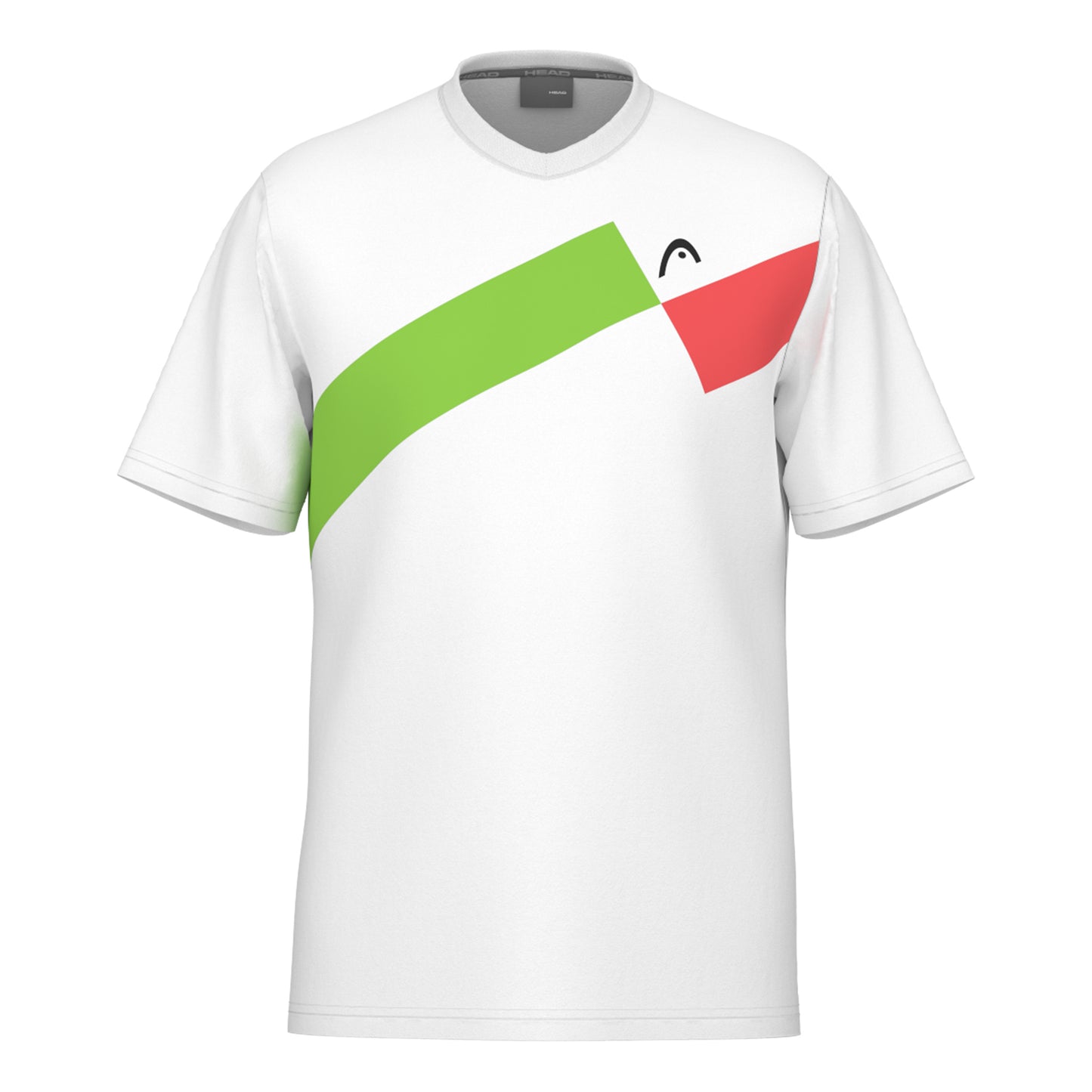 HEAD Topspin Camiseta De Manga Corta Hombres-Blanco,Rojo HEAD Topspin Camiseta De Manga Corta Hombres-Blanco,Rojo