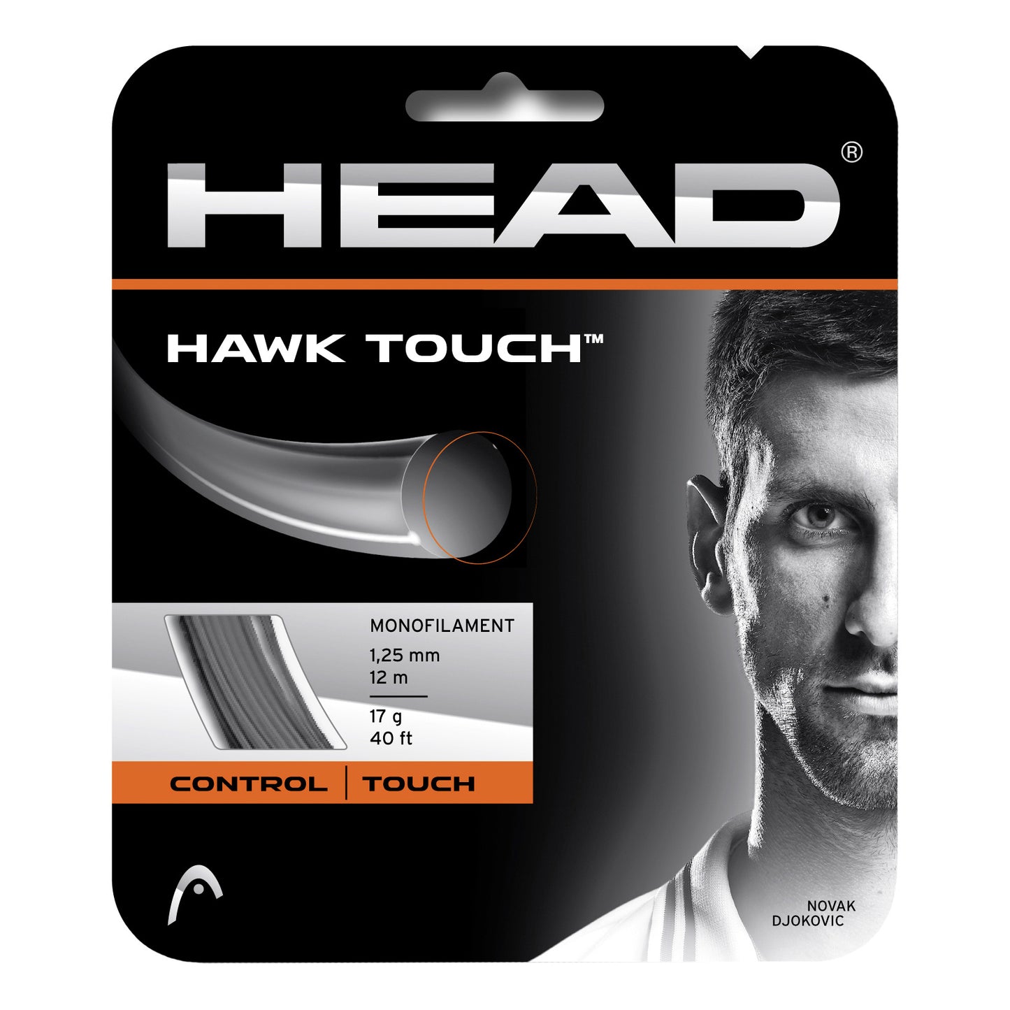 HEAD Hawk Touch Sets Individuales 12m - antracita HEAD Hawk Touch Sets Individuales 12m - antracita