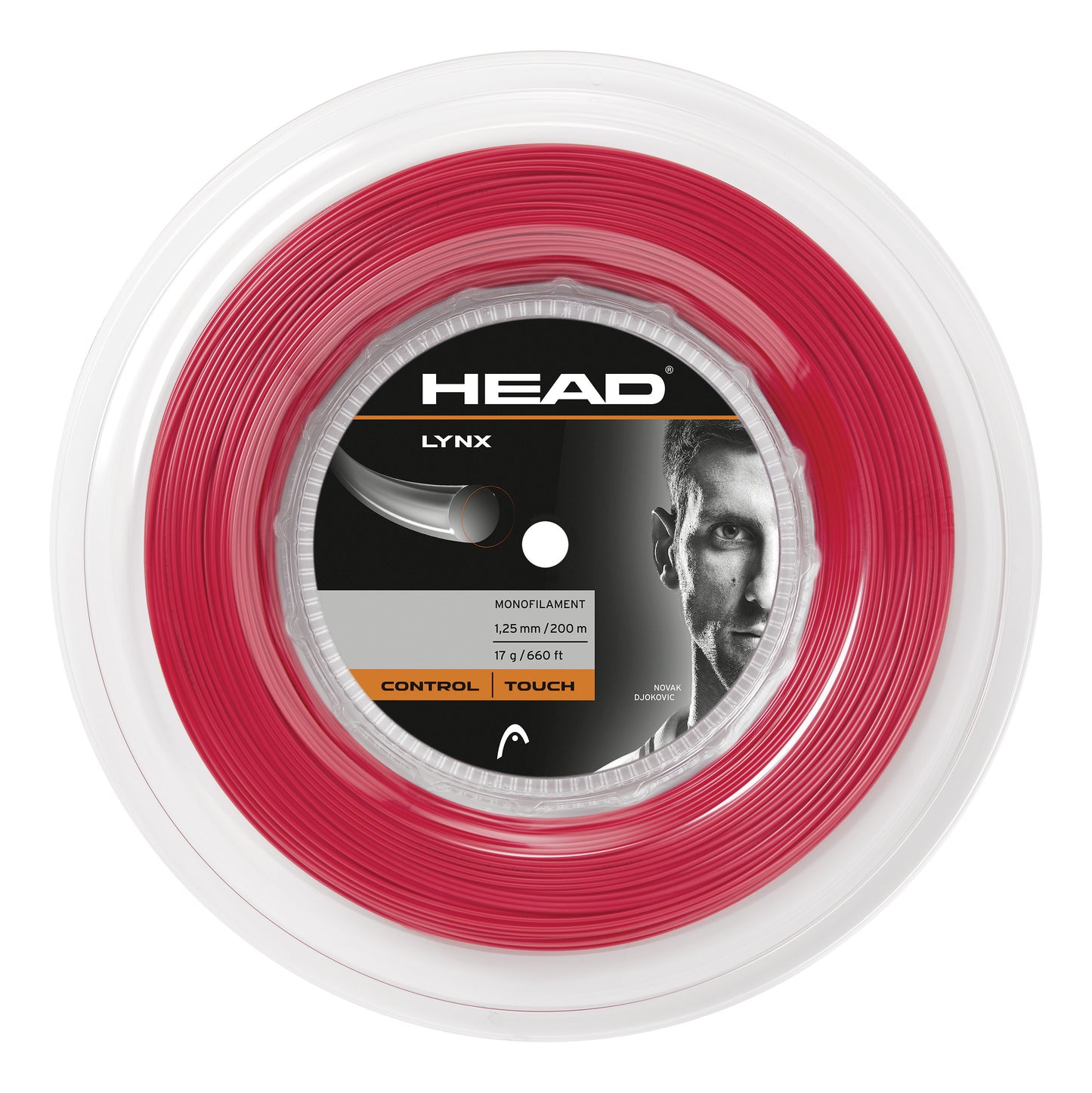 HEAD Lynx Bobinas De Cordaje 200m-Rojo HEAD Lynx Bobinas De Cordaje 200m-Rojo