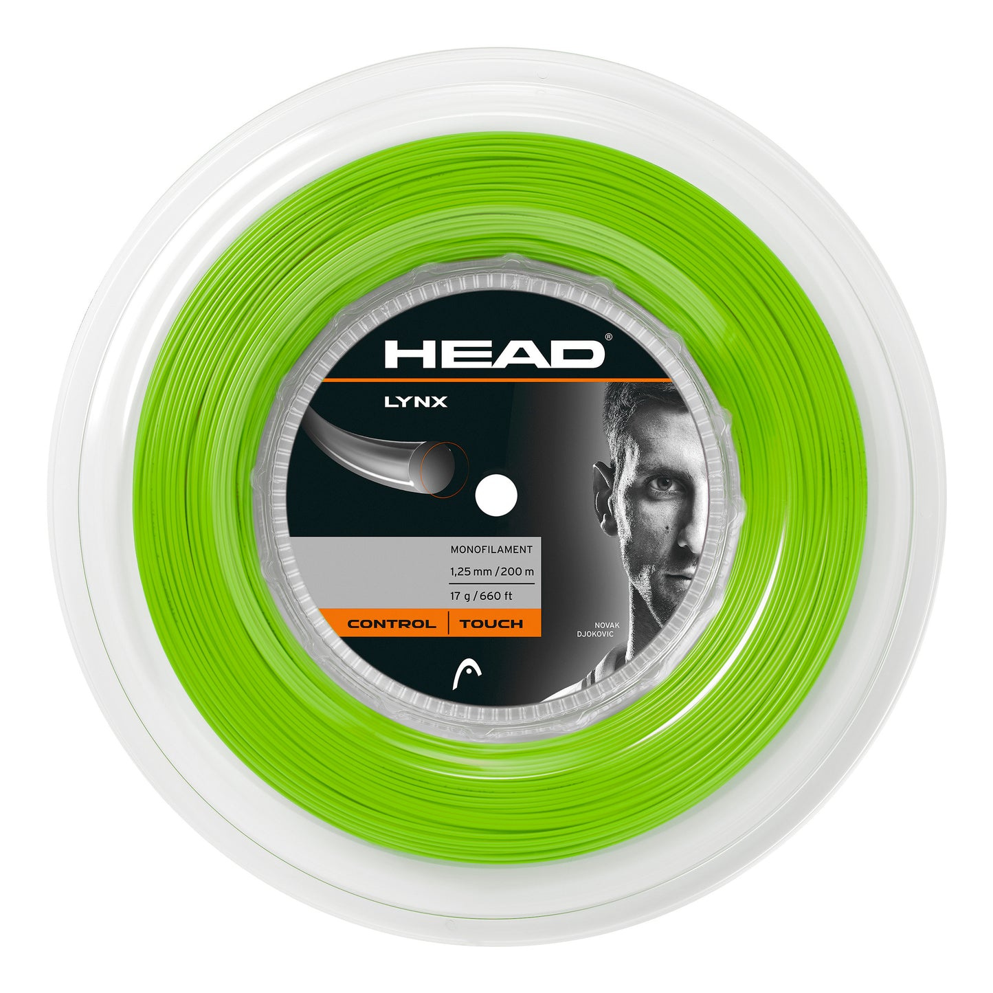 HEAD Lynx Bobinas De Cordaje 200m-Verde HEAD Lynx Bobinas De Cordaje 200m-Verde