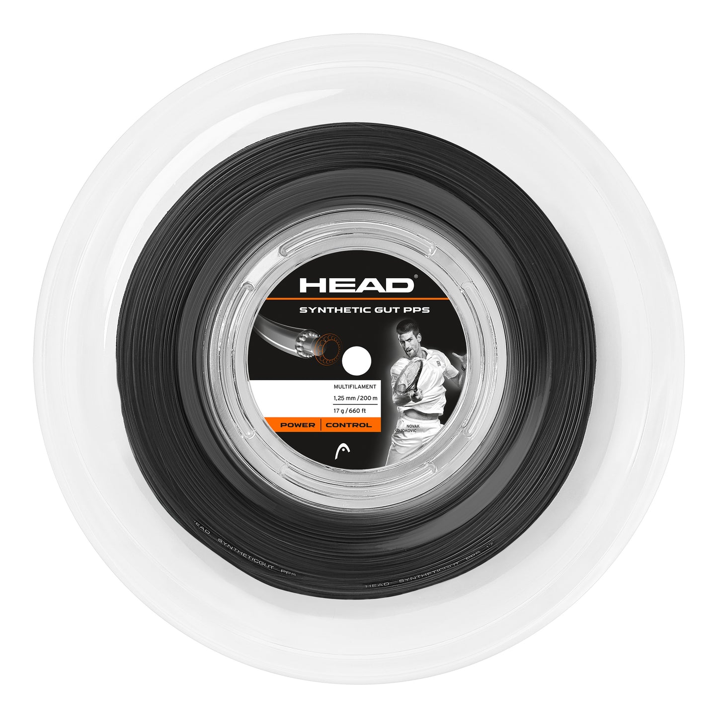 HEAD Synthetic Gut PPS Bobinas de cordaje 200m - negro HEAD Synthetic Gut PPS Bobinas de cordaje 200m - negro