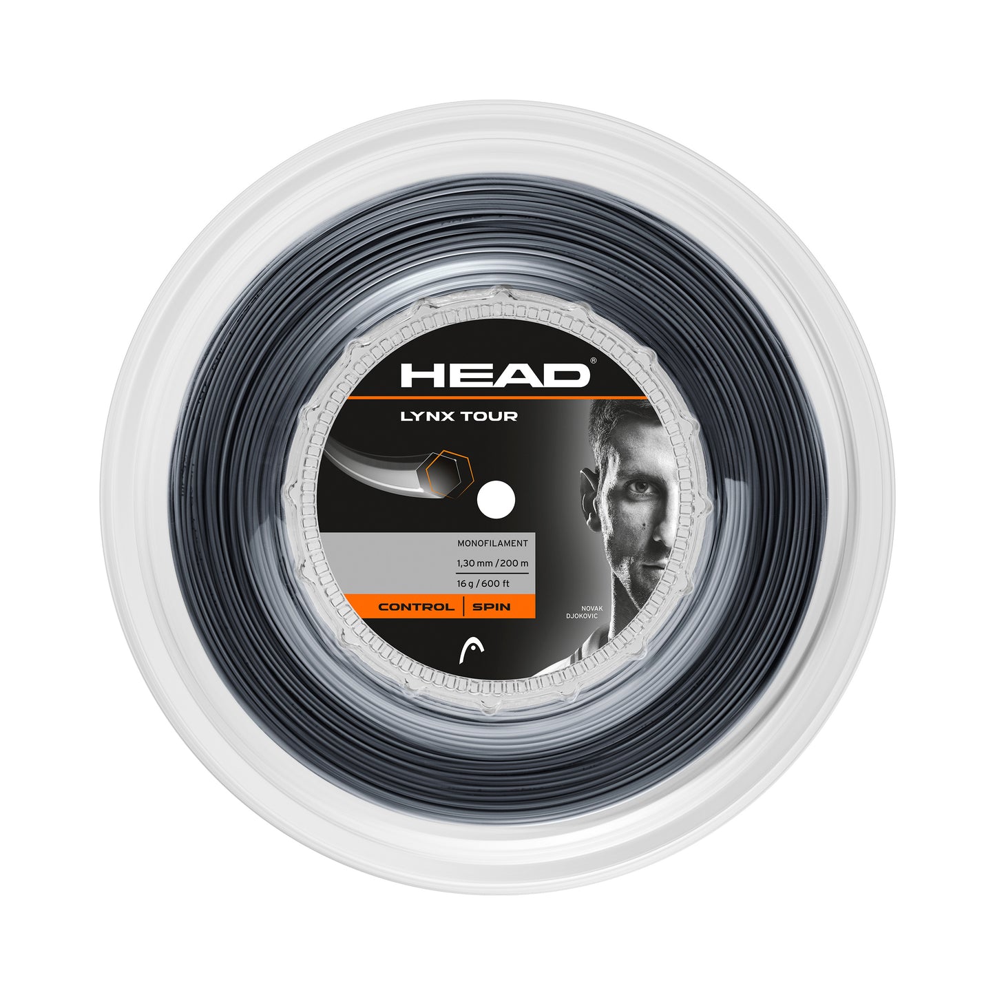 HEAD Lynx Tour Reel Bobinas De Cordaje 200m-Negro HEAD Lynx Tour Reel Bobinas De Cordaje 200m-Negro