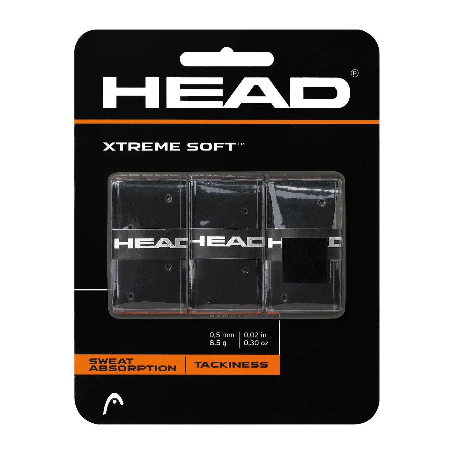 HEAD Xtreme Soft Pack de 3 - negro HEAD Xtreme Soft Pack de 3 - negro
