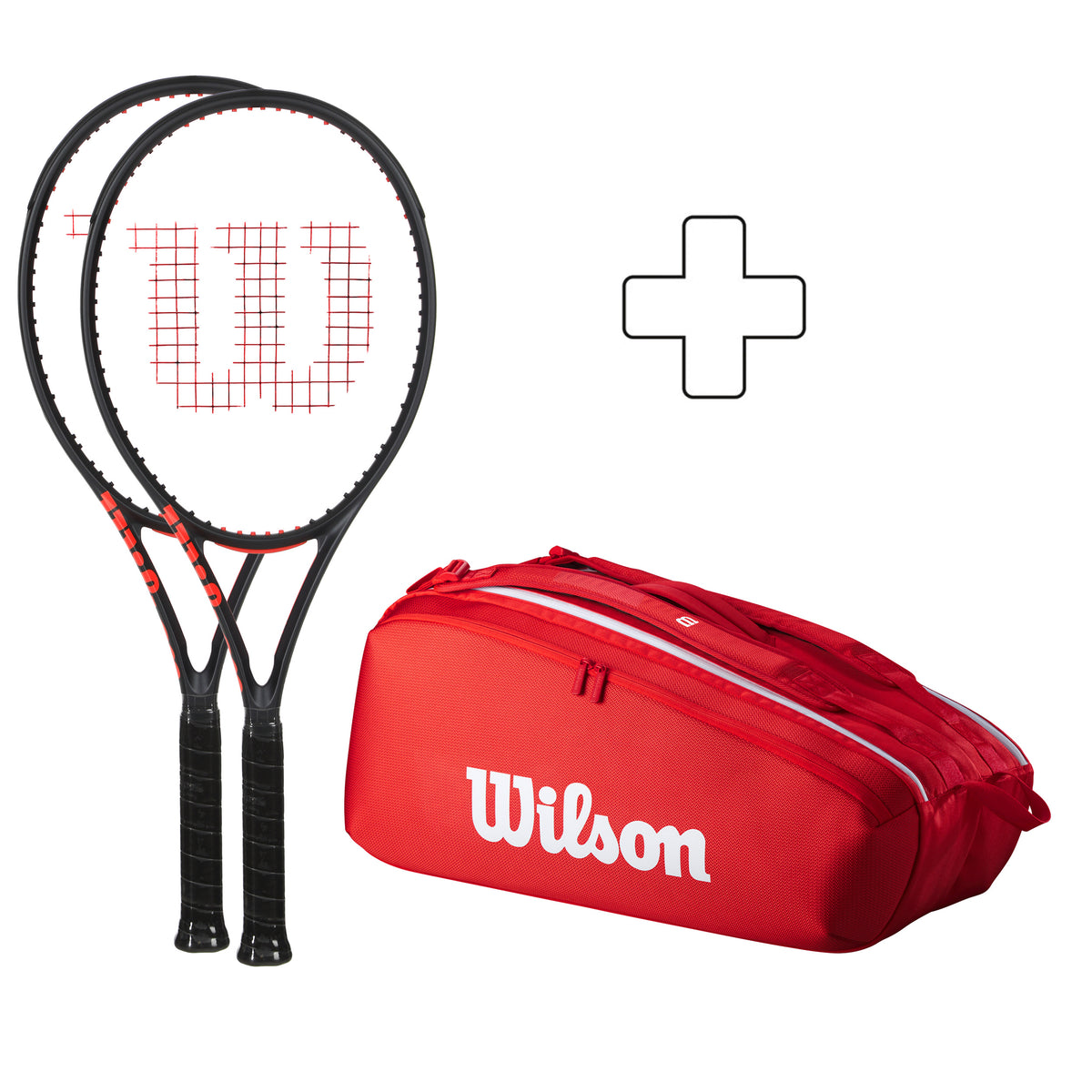Wilson 2 x Clash 100L V3.0 Más raquetera Wilson 2 x Clash 100L V3.0 Más raquetera