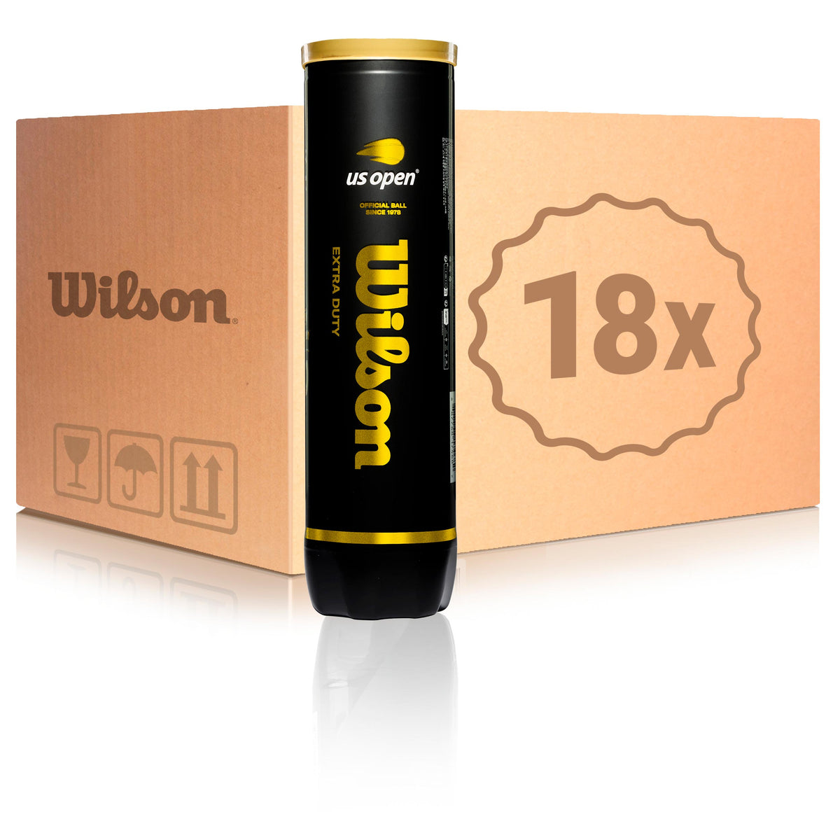 Wilson 18 botes de 4 pelotas US Open En caja Wilson 18 botes de 4 pelotas US Open En caja