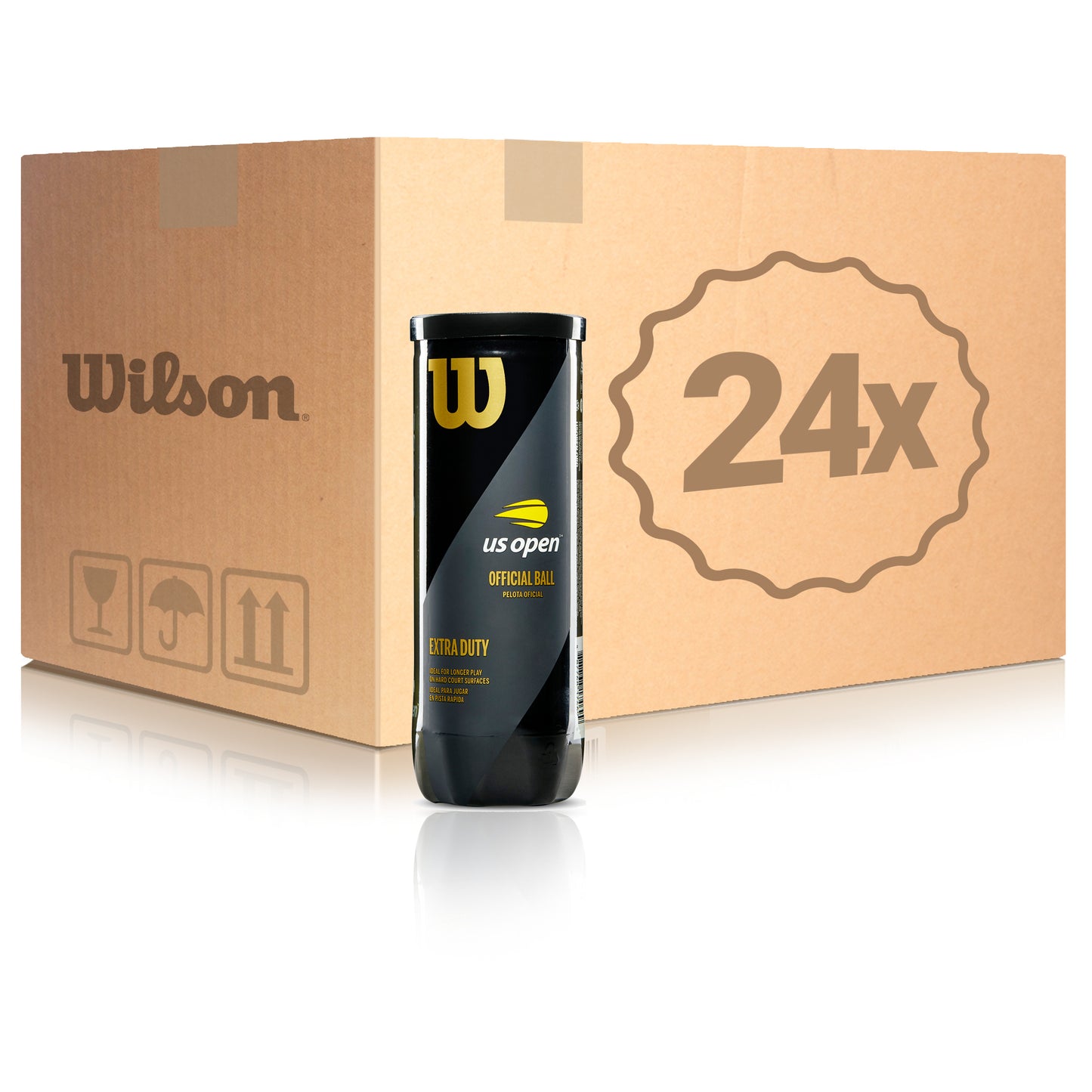 Wilson 24 botes de 3 pelotas US Open En caja Wilson 24 botes de 3 pelotas US Open En caja