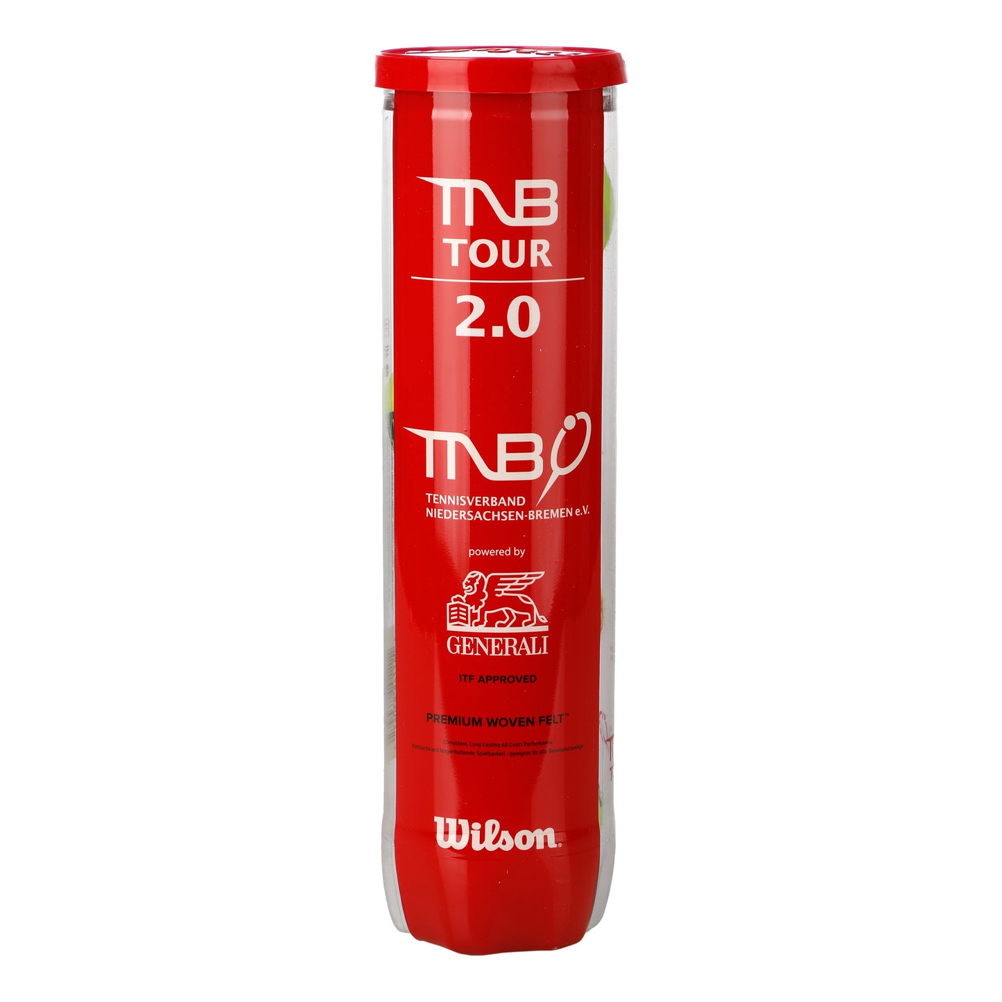 Wilson TNB Tour 2.0 Bote de 4 pelotas Wilson TNB Tour 2.0 Bote de 4 pelotas