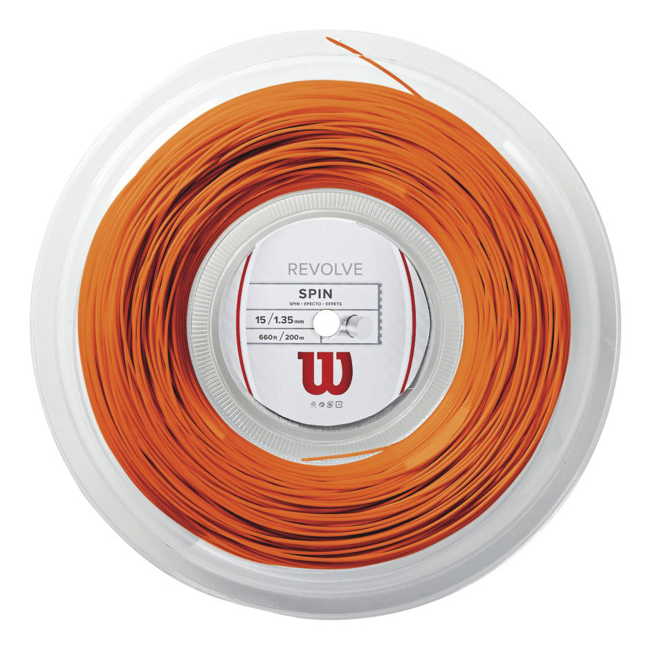 Wilson Revolve Bobinas De Cordaje 200m-Naranja Wilson Revolve Bobinas De Cordaje 200m-Naranja