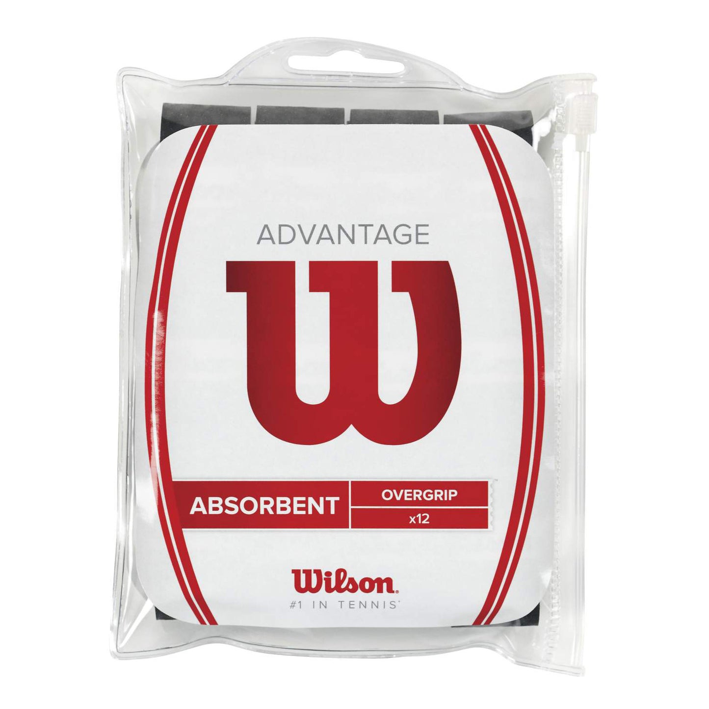 Wilson Advantage Overgrip Pack de 12 - negro Wilson Advantage Overgrip Pack de 12 - negro