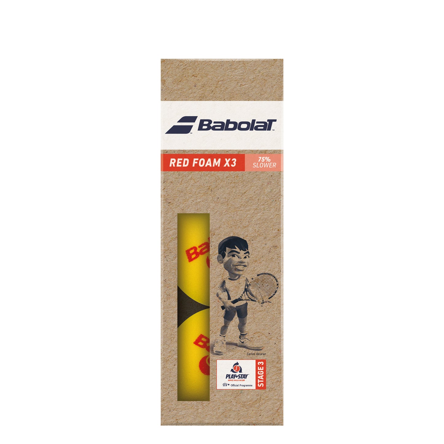 Babolat Red Foam (Stage 3) Bolsa De 3 Babolat Red Foam (Stage 3) Bolsa De 3