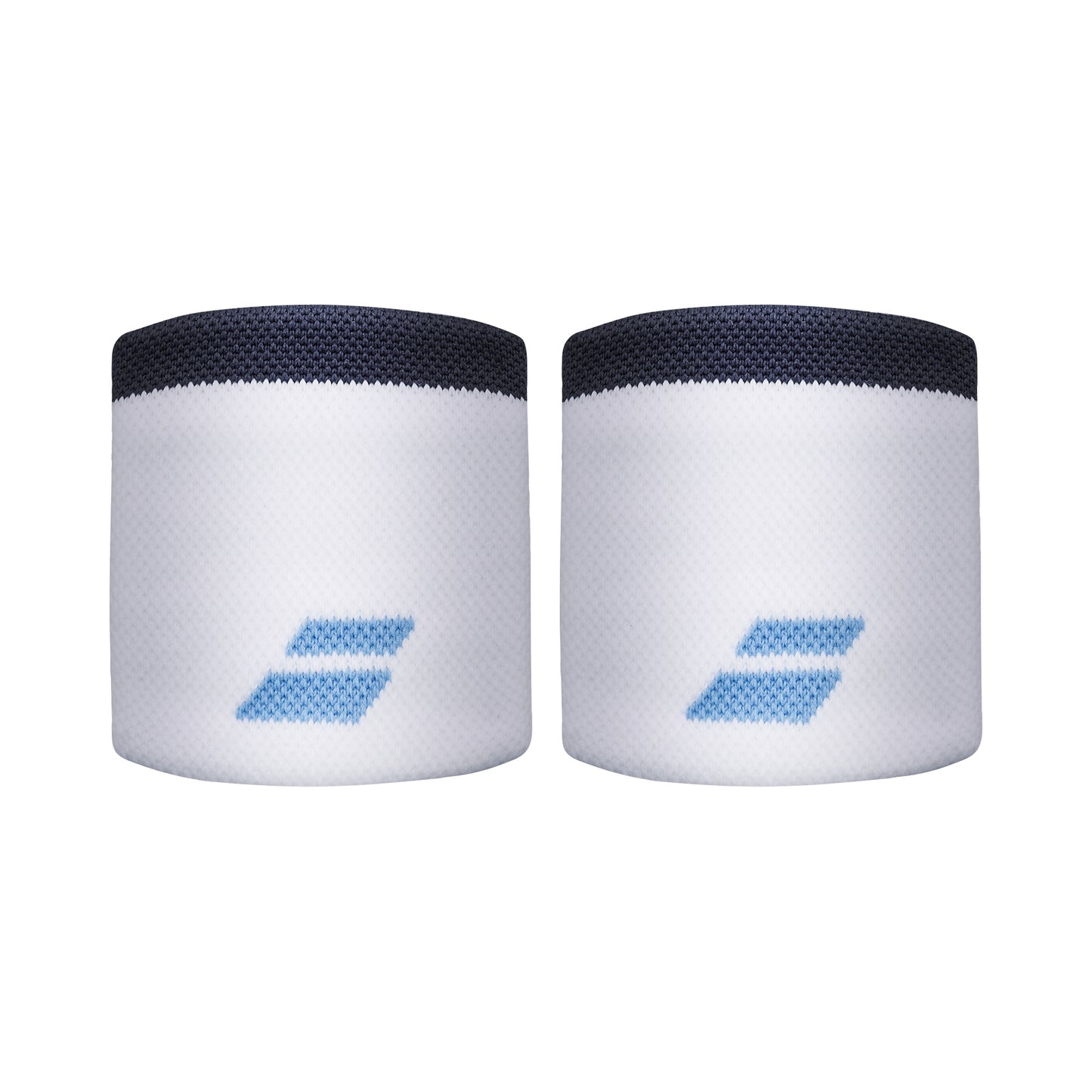 Babolat Logo Cinta para sudor corto - blanco, azul claro Babolat Logo Cinta para sudor corto - blanco, azul claro
