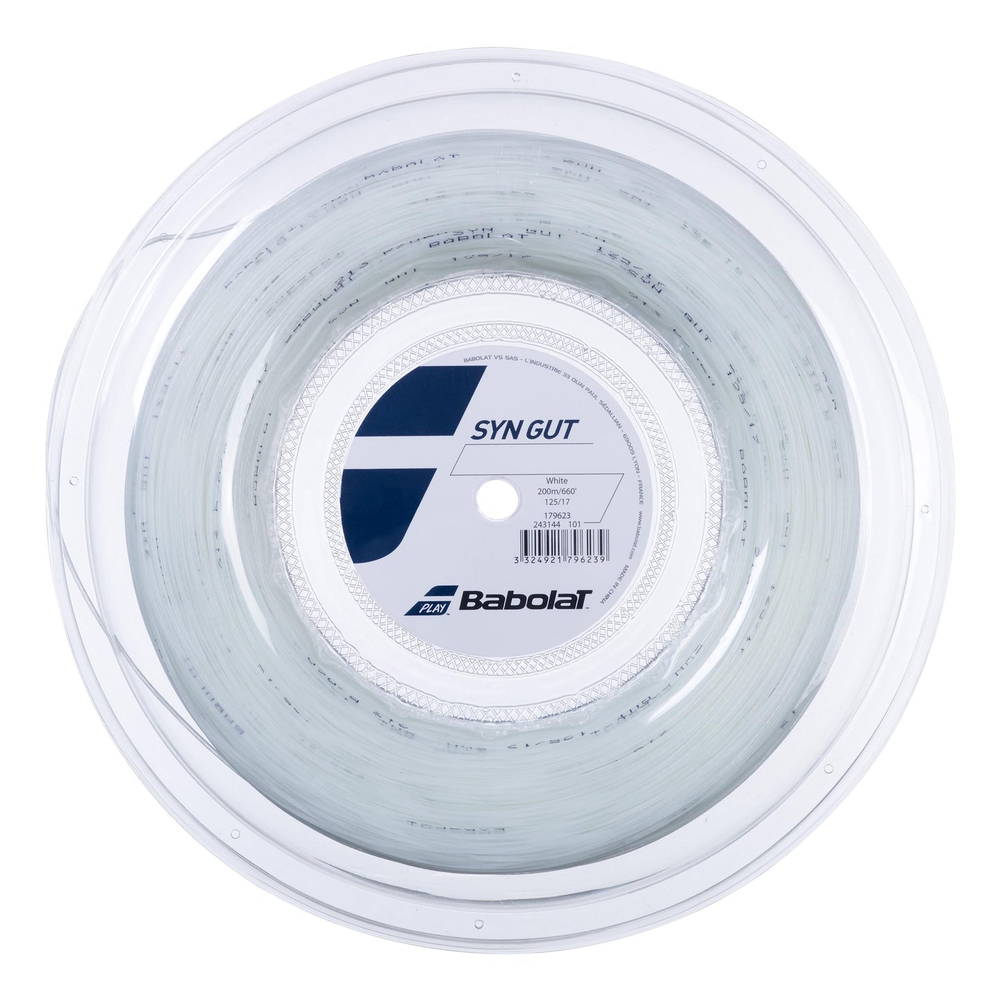 Babolat Synthetic Gut Bobinas De Cordaje 200m-Blanco Babolat Synthetic Gut Bobinas De Cordaje 200m-Blanco