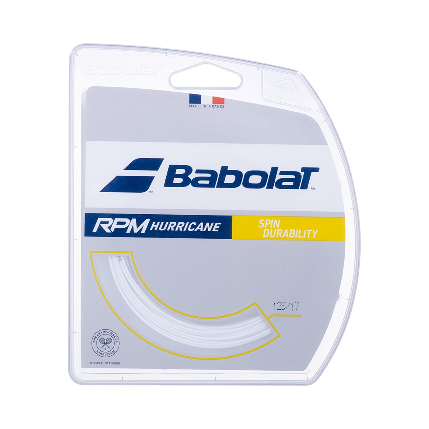 Babolat RPM Hurricane Sets Individuales 12m-Blanco Babolat RPM Hurricane Sets Individuales 12m-Blanco