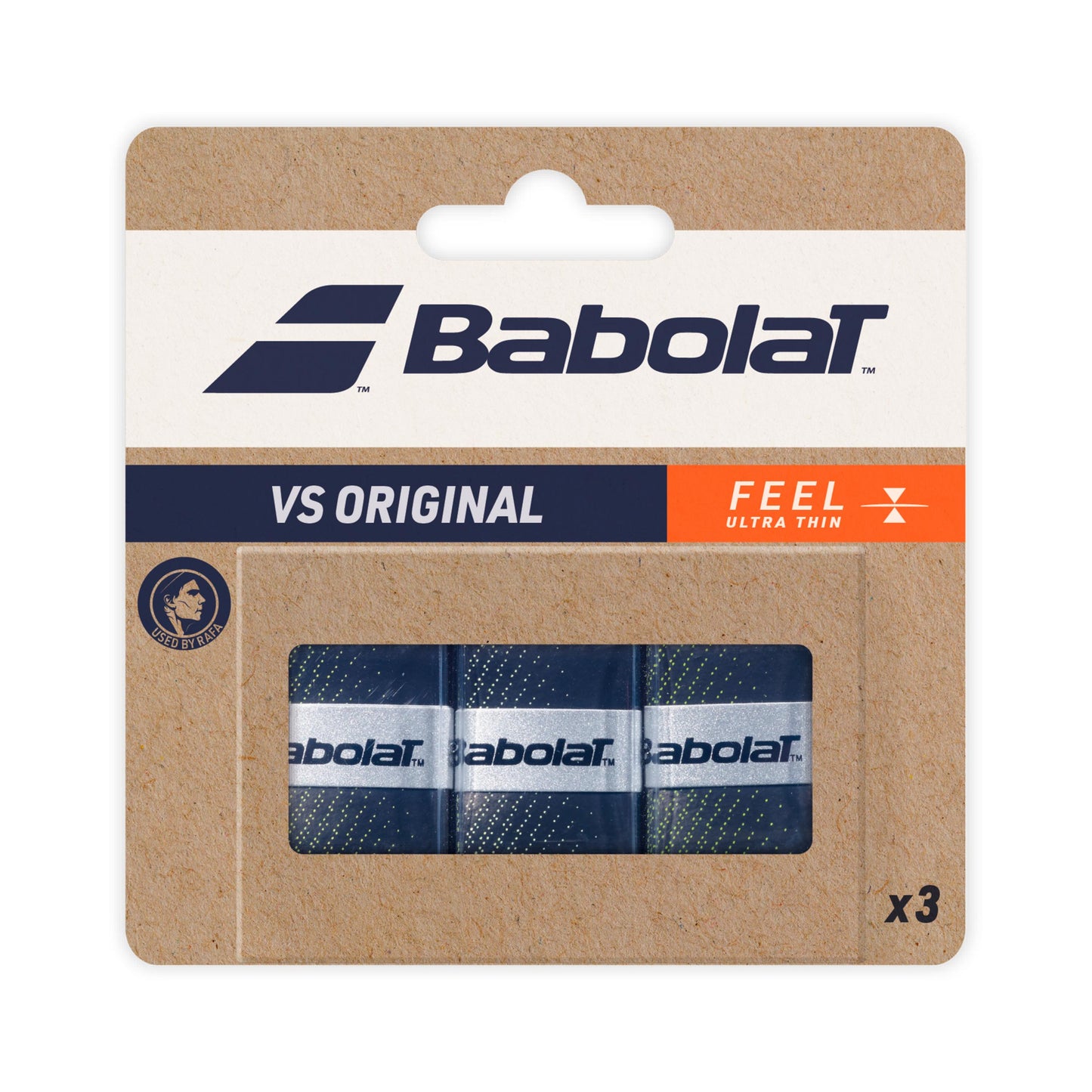 Babolat VS Grip Original Pack De 3-Negro Babolat VS Grip Original Pack De 3-Negro