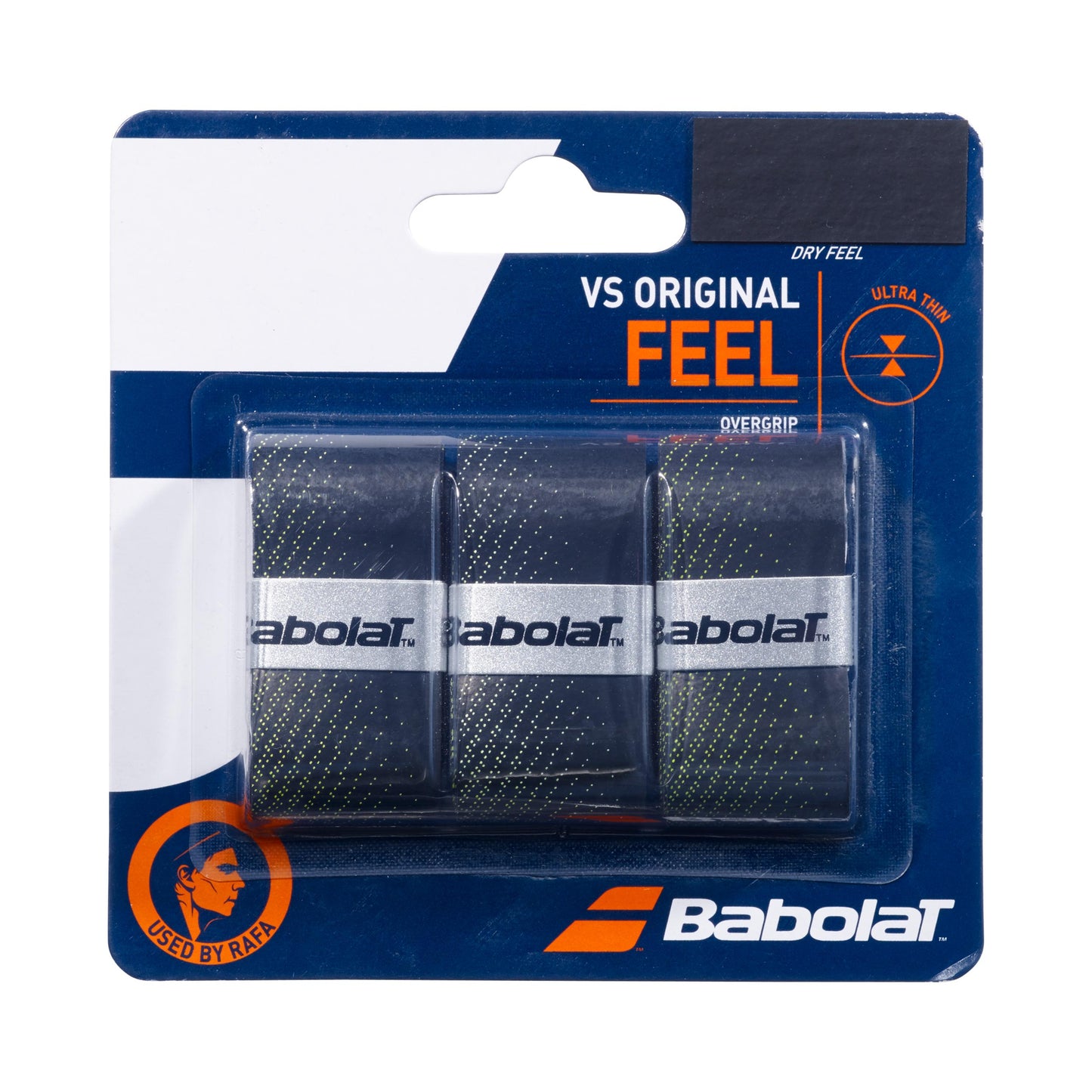 Babolat VS Grip Original Pack De 3-Negro,Amarillo Babolat VS Grip Original Pack De 3-Negro,Amarillo