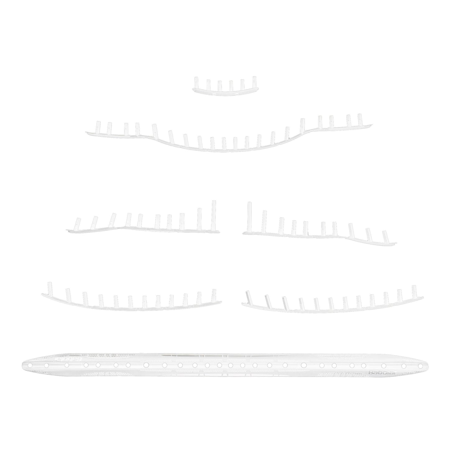 Babolat Pure Drive /Tour/Lite/JR Juego de cintas con ojales - blanco Babolat Pure Drive /Tour/Lite/JR Juego de cintas con ojales - blanco