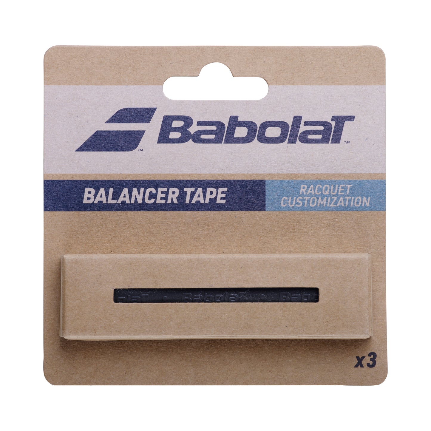 Babolat Balancer Tape 3x3 Cinta De Plomo-Negro Babolat Balancer Tape 3x3 Cinta De Plomo-Negro
