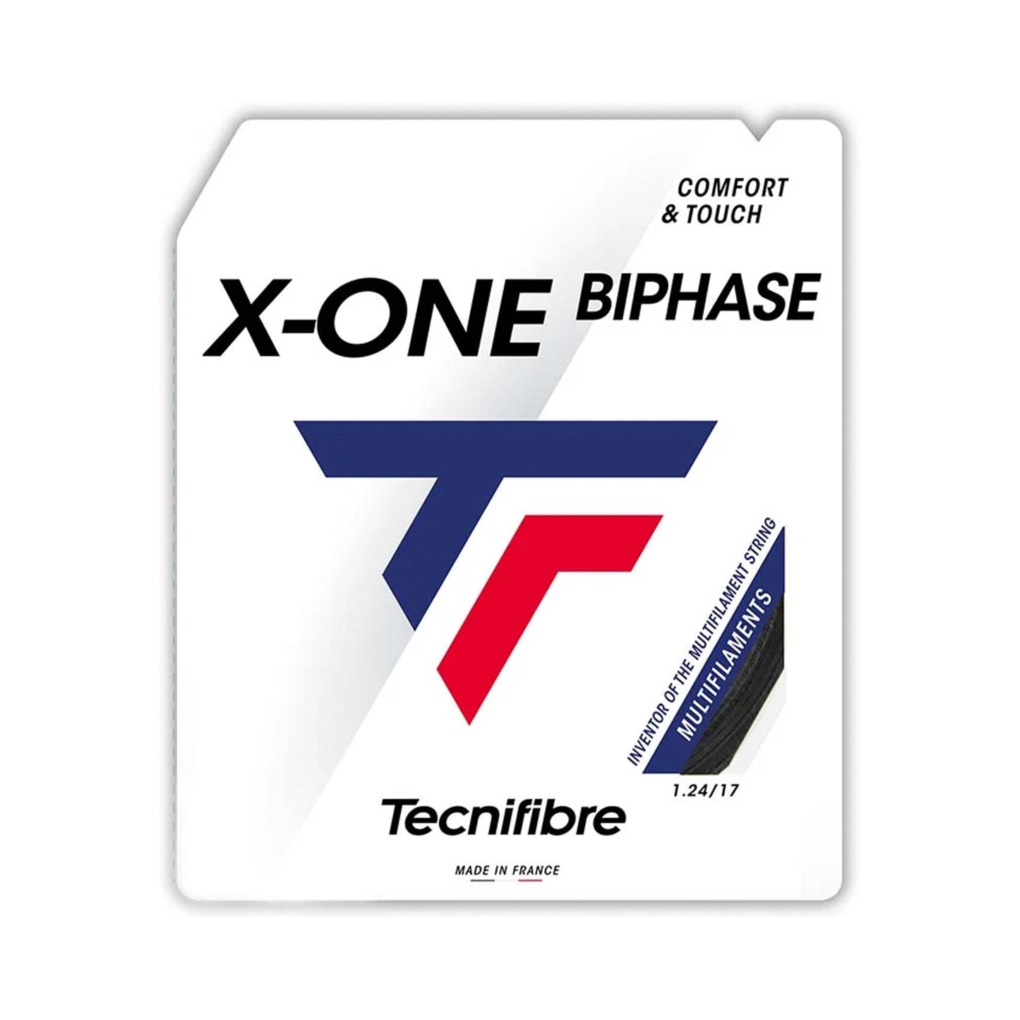 Tecnifibre X-One Biphase Sets Individuales 12,2m-Negro Tecnifibre X-One Biphase Sets Individuales 12,2m-Negro