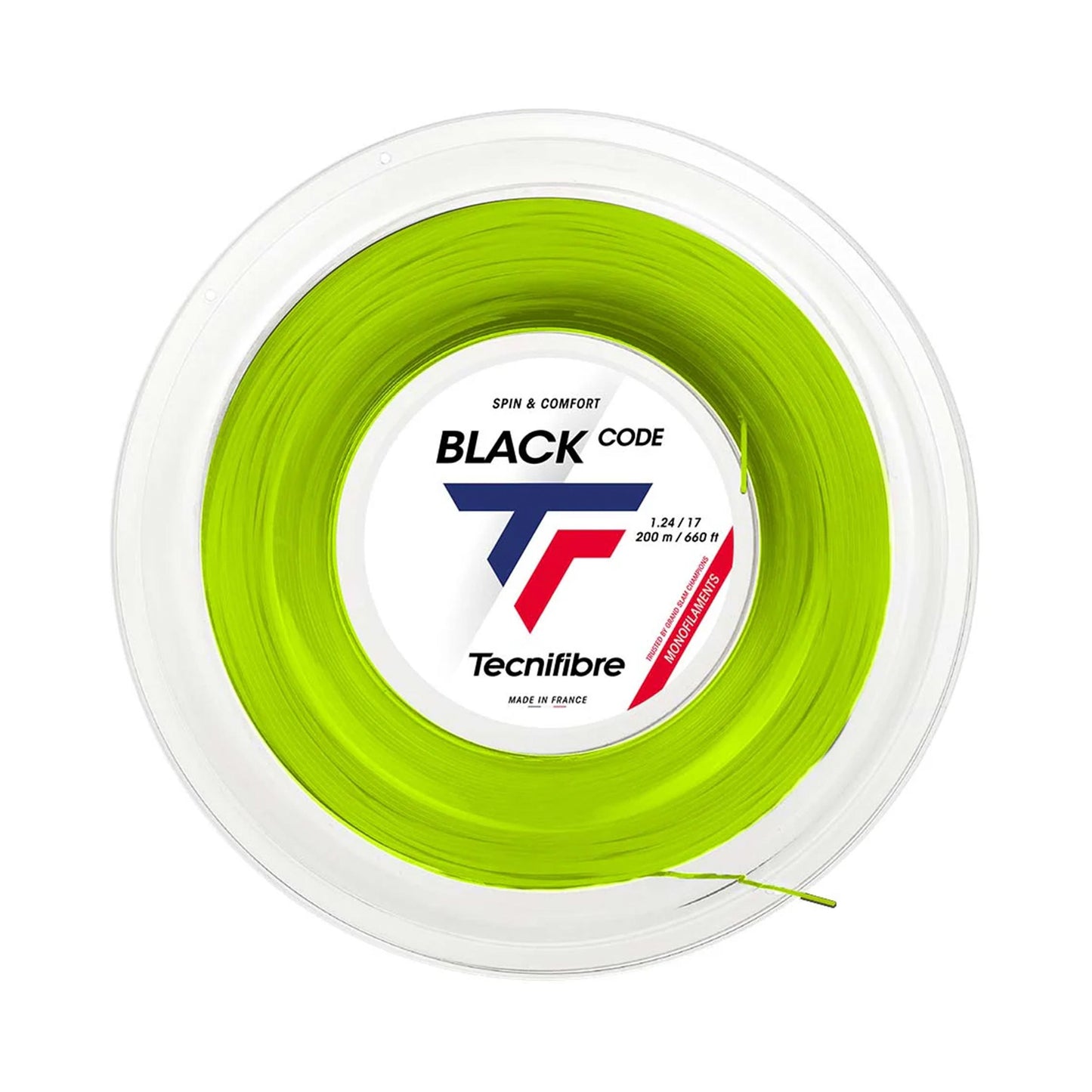 Tecnifibre Black Code 200m Bobinas De Cordaje-Lima Tecnifibre Black Code 200m Bobinas De Cordaje-Lima
