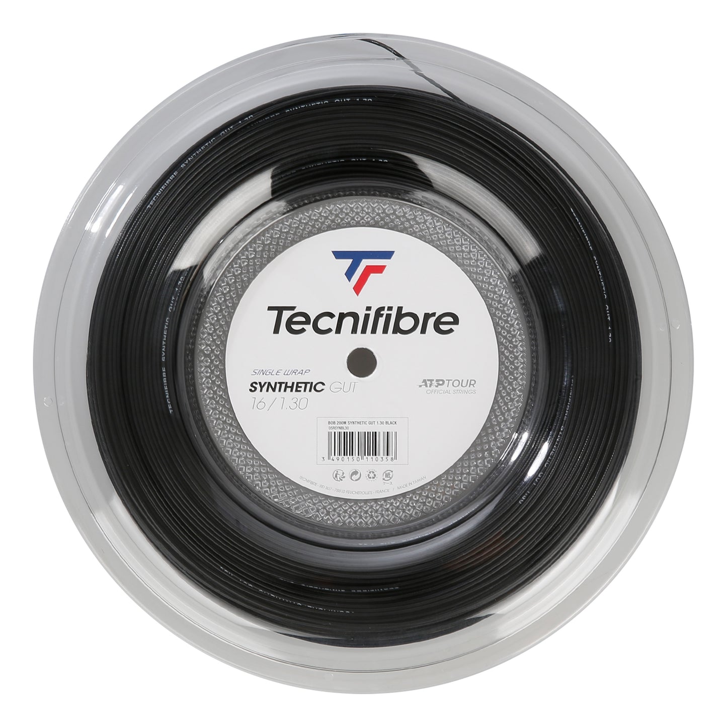 Tecnifibre Synthetic Gut 200m Bobinas De Cordaje-Negro Tecnifibre Synthetic Gut 200m Bobinas De Cordaje-Negro