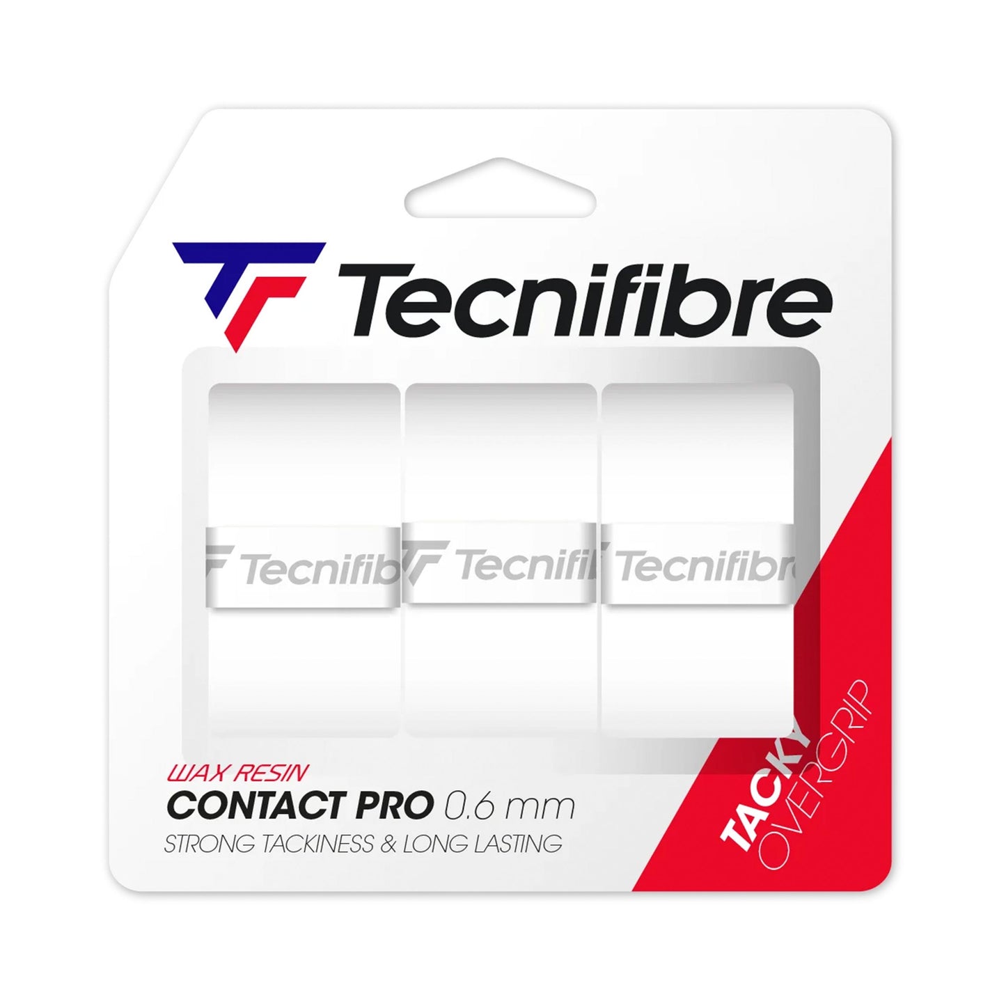 Tecnifibre Contact Pro Weiss Pack De 3-Blanco Tecnifibre Contact Pro Weiss Pack De 3-Blanco