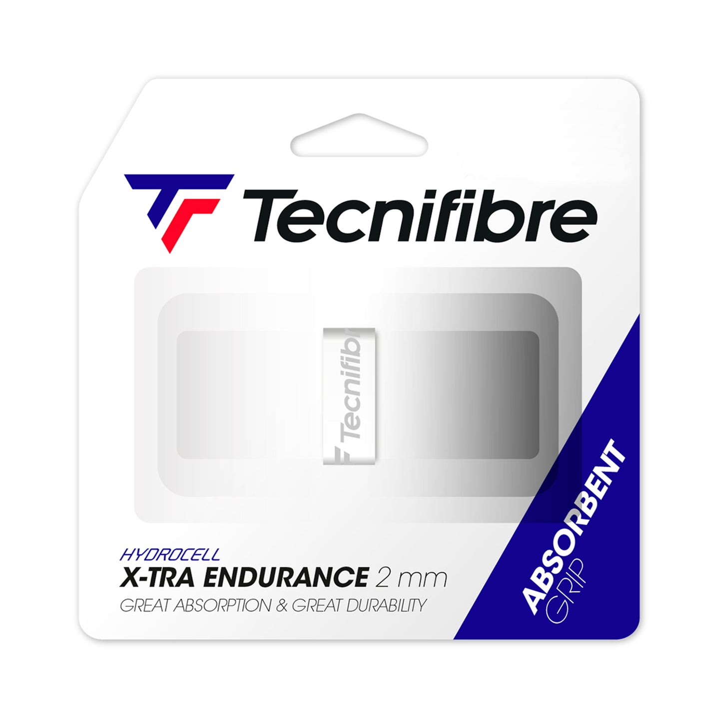 Tecnifibre X-TRA Endurance Pack De 1-Blanco Tecnifibre X-TRA Endurance Pack De 1-Blanco