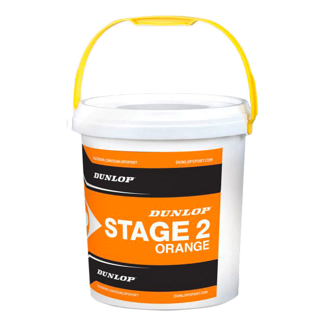 Dunlop Mini Tennis Stage 2 Orange Cubo de 60 Dunlop Mini Tennis Stage 2 Orange Cubo de 60