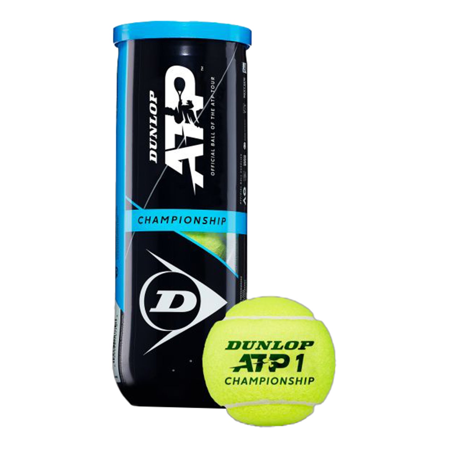 Dunlop ATP Championship Bote de 3 pelotas Dunlop ATP Championship Bote de 3 pelotas