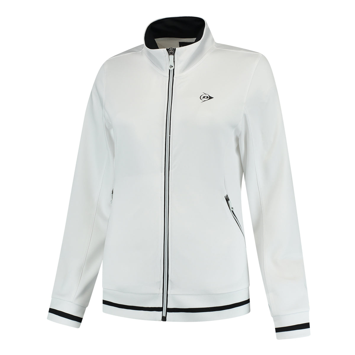 Dunlop Knitted Chaqueta de entrenamiento Mujeres - blanco, Dunlop Knitted Chaqueta de entrenamiento Mujeres - blanco,