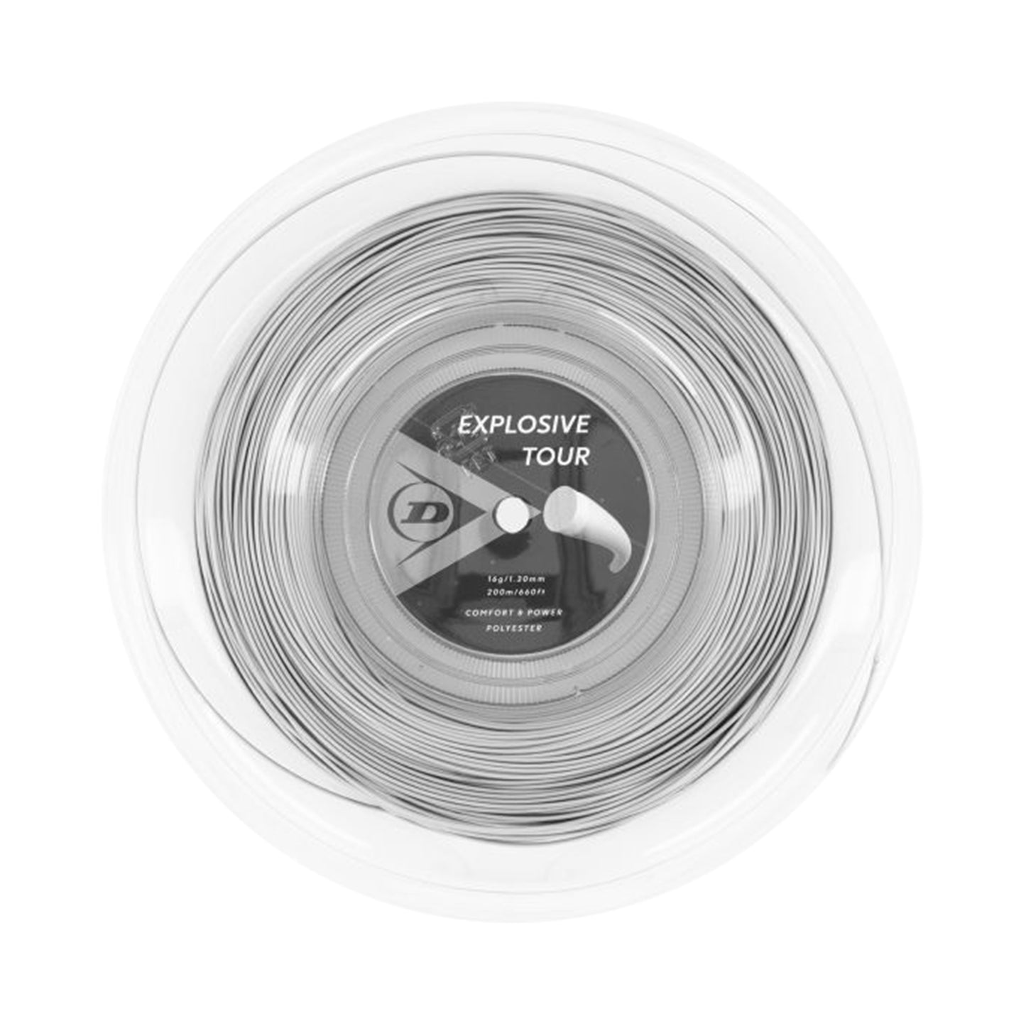 Dunlop Explosive Tour Bobinas De Cordaje 200m-Plateado Dunlop Explosive Tour Bobinas De Cordaje 200m-Plateado