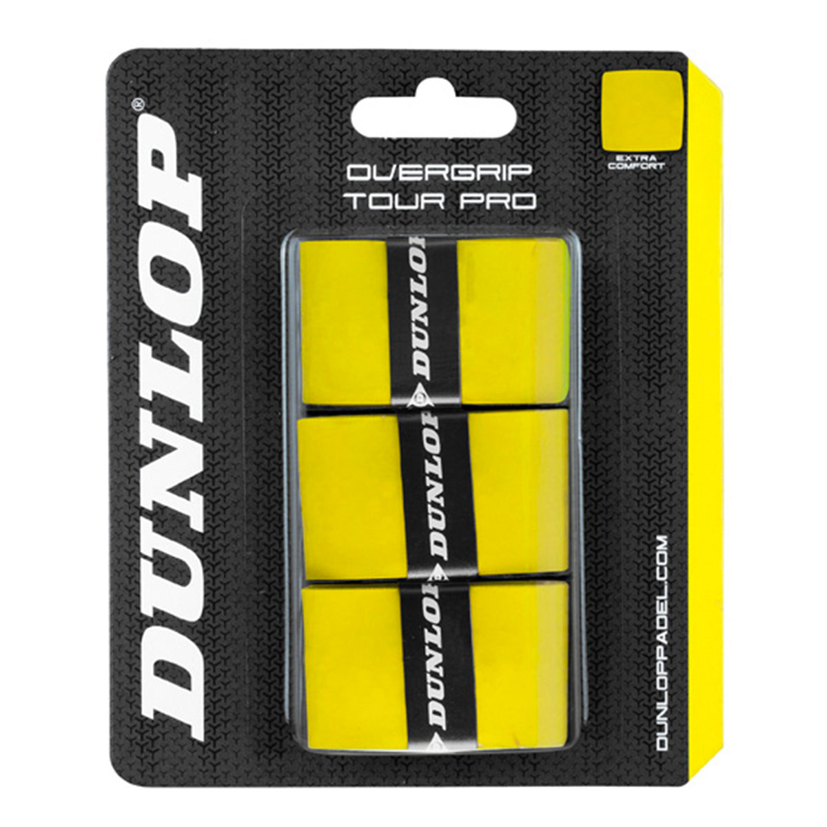 Dunlop Tour Pro Pack de 3-amarillo Dunlop Tour Pro Pack de 3-amarillo