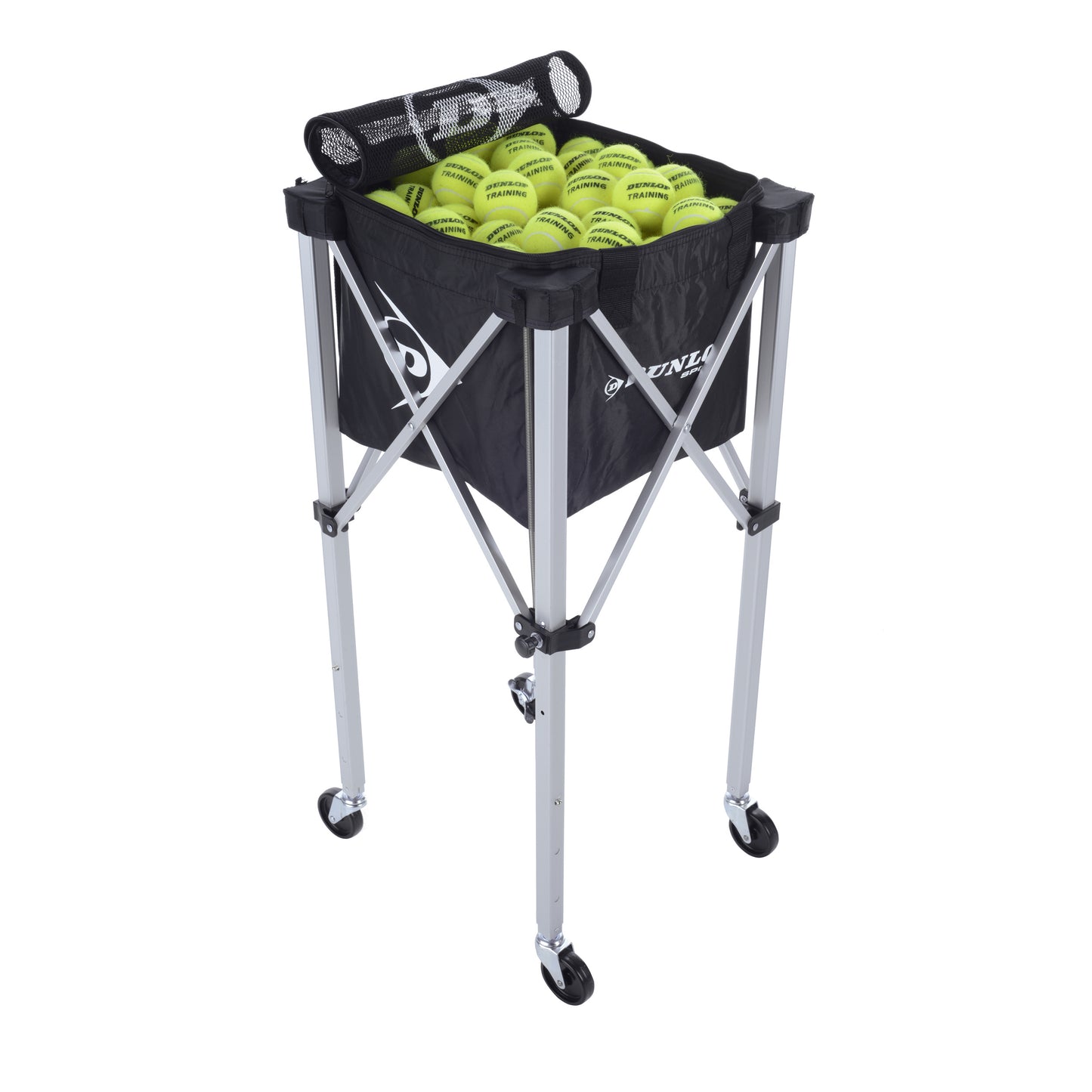 Dunlop Teaching Cart Carro De Pelotas-Negro,Plateado Dunlop Teaching Cart Carro De Pelotas-Negro,Plateado
