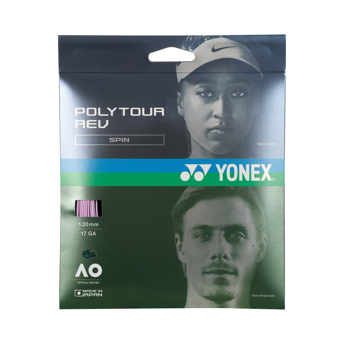 Yonex Poly Tour Rev Sets Individuales 12m-Lila Yonex Poly Tour Rev Sets Individuales 12m-Lila
