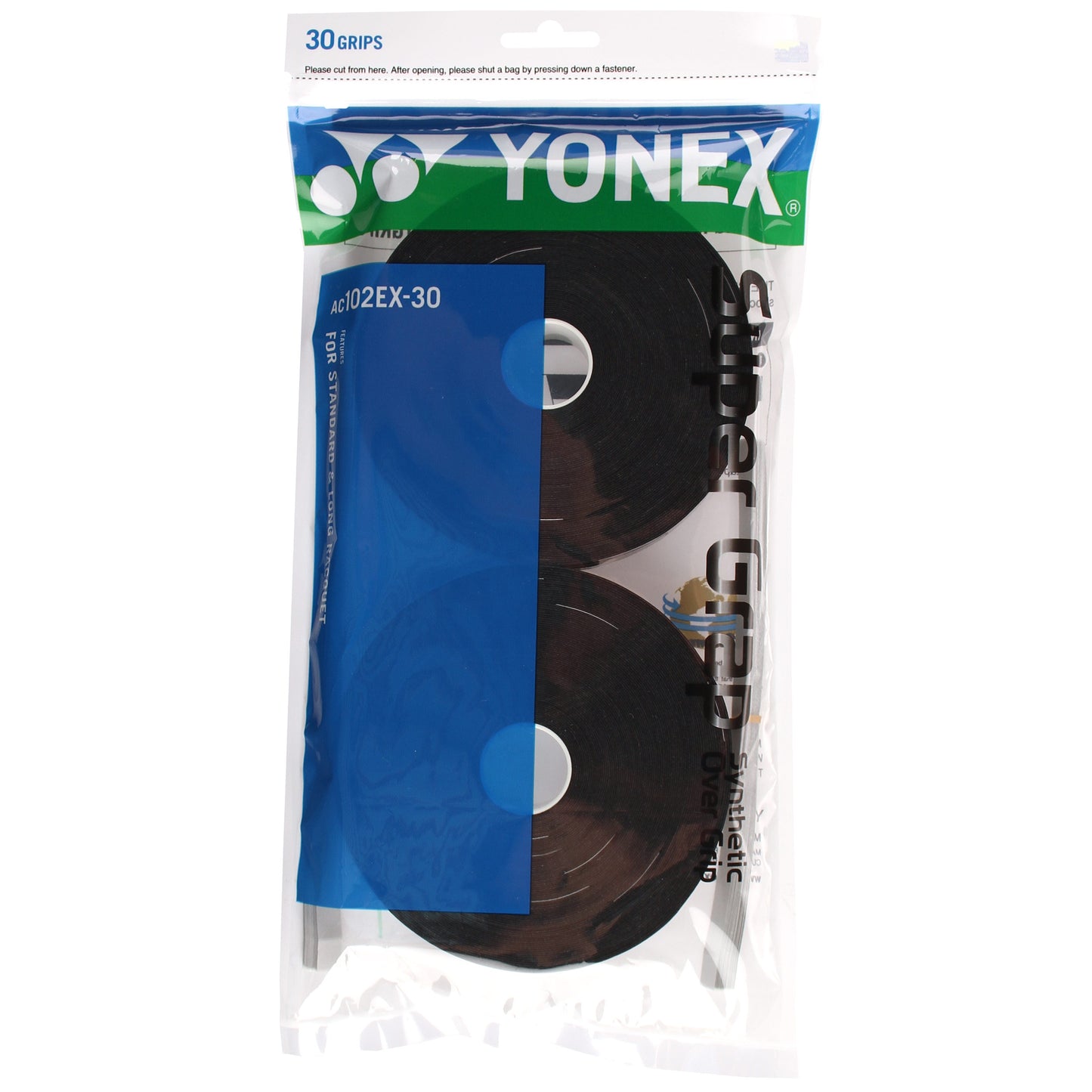 Yonex Super Grap Pack De 30-Negro Yonex Super Grap Pack De 30-Negro