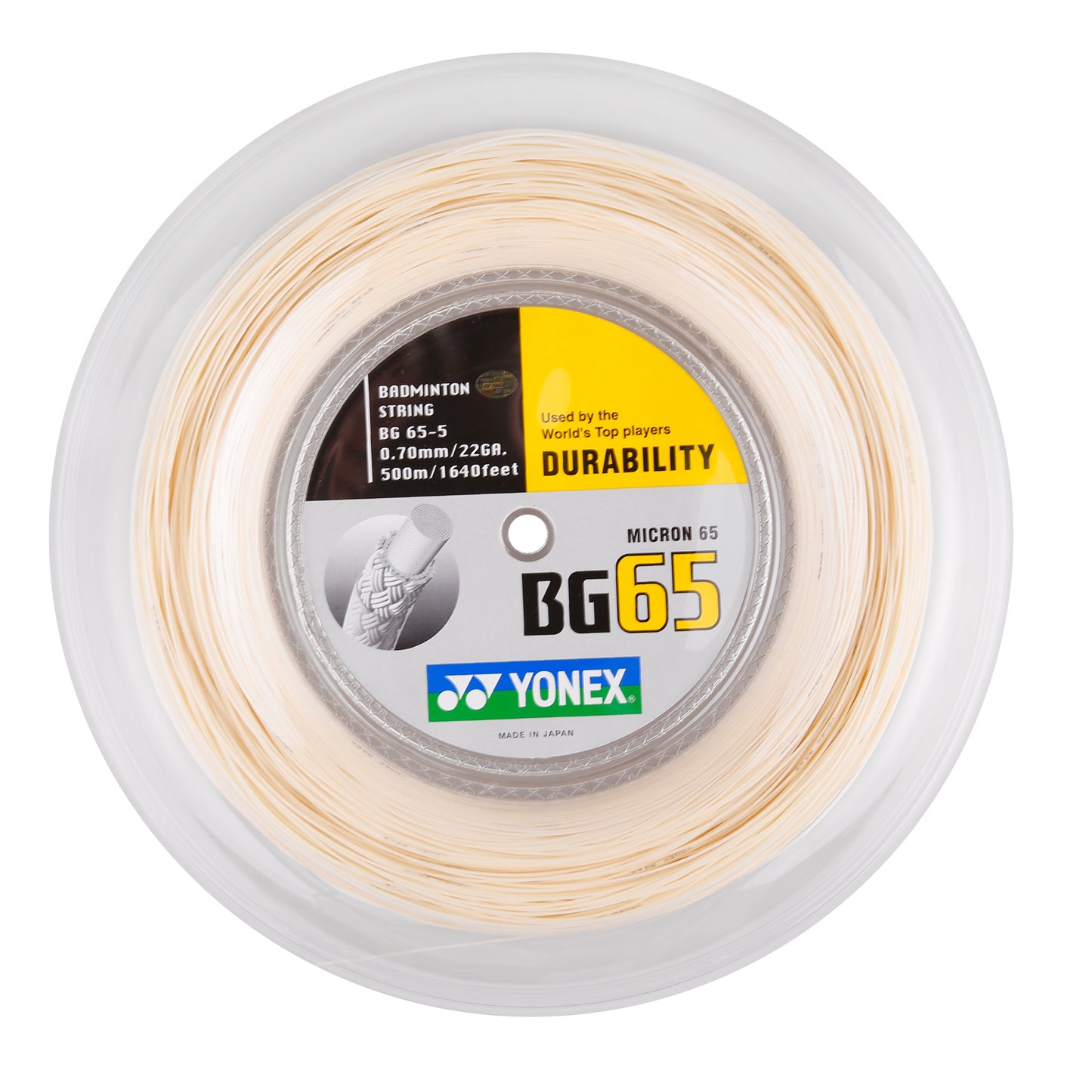 Yonex BG65 Rollo De Cuerda De Bádminton Yonex BG65 Rollo De Cuerda De Bádminton