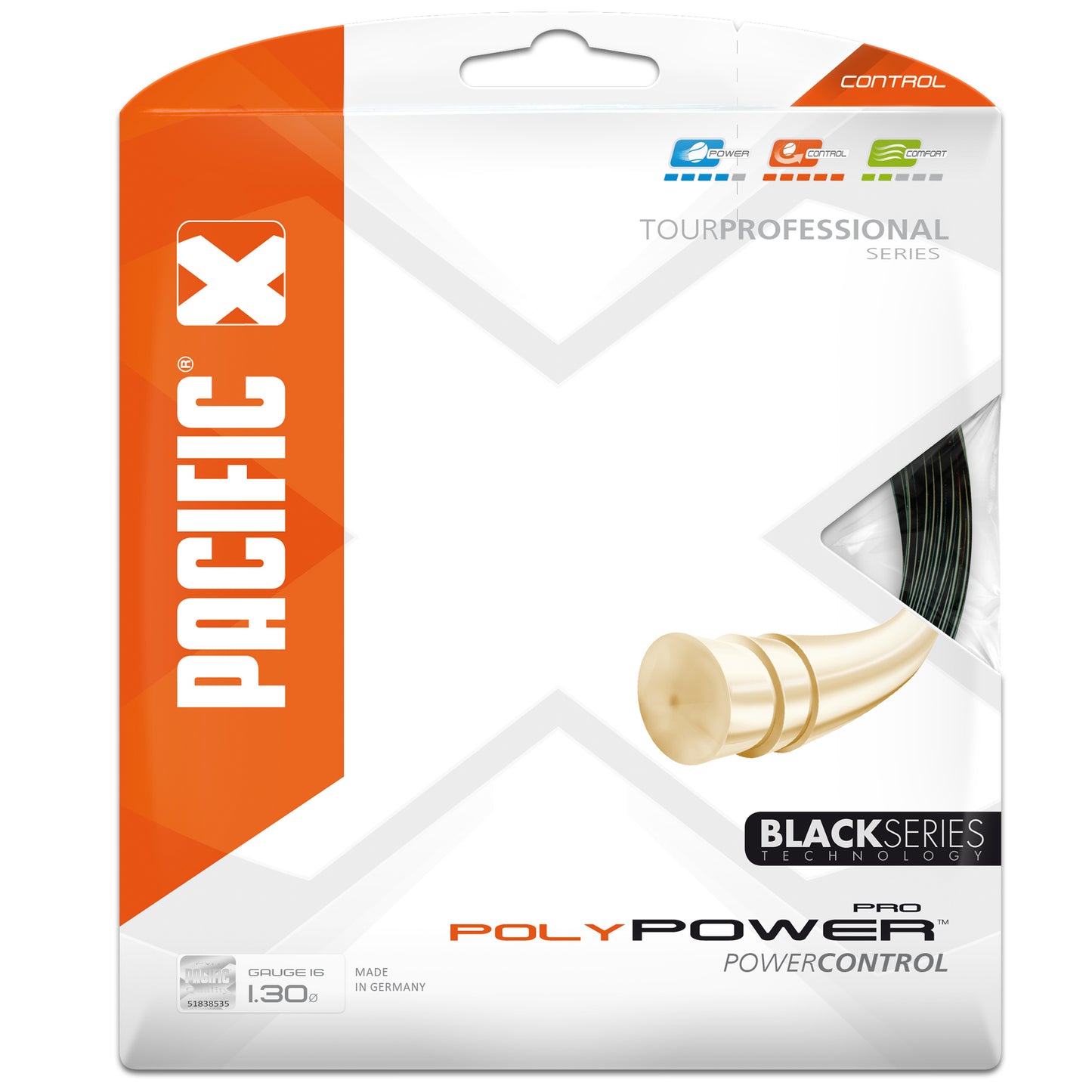Pacific Poly Power Pro Sets Individuales 12,2m-Negro Pacific Poly Power Pro Sets Individuales 12,2m-Negro