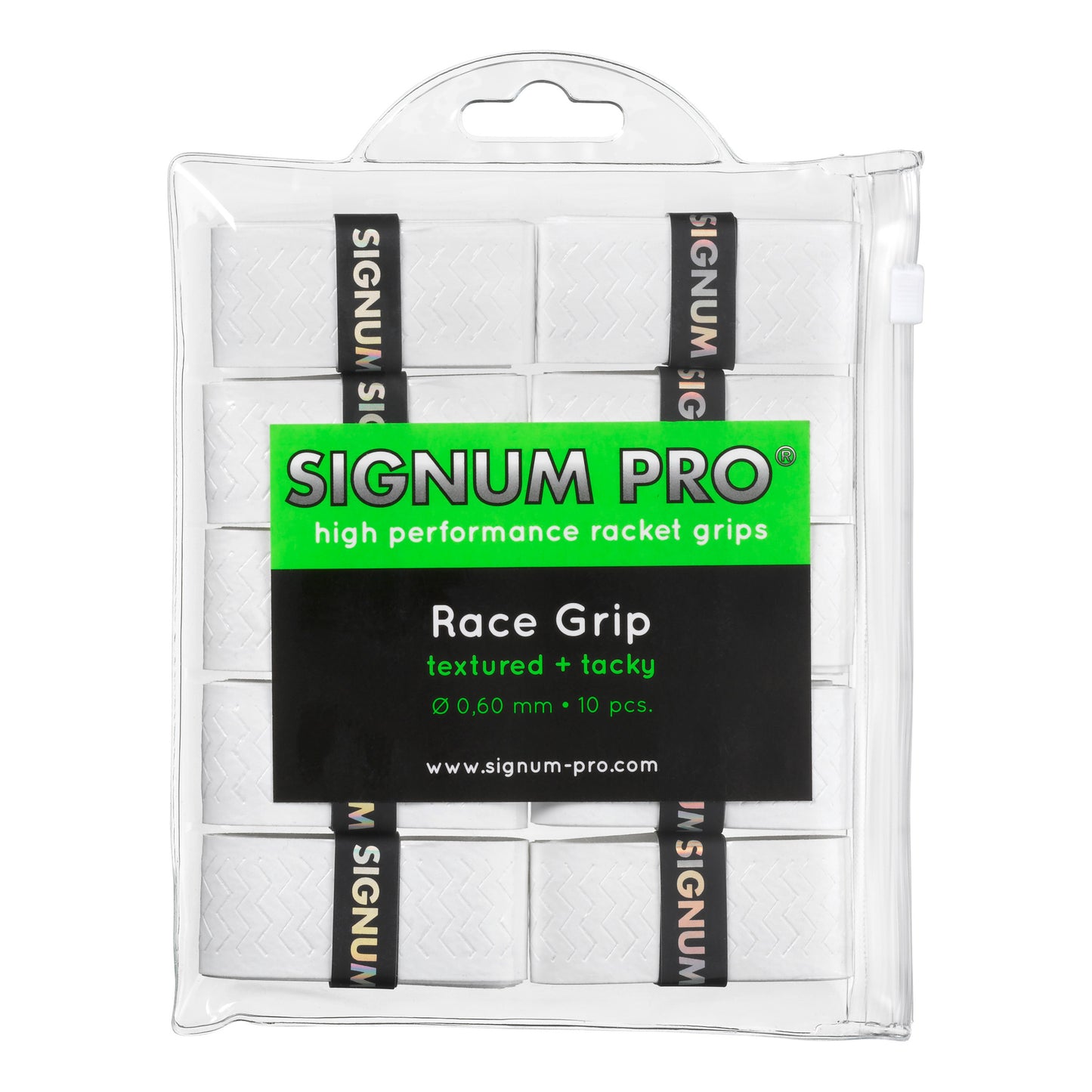 Signum Pro Race Grip Pack De 10-Blanco Signum Pro Race Grip Pack De 10-Blanco