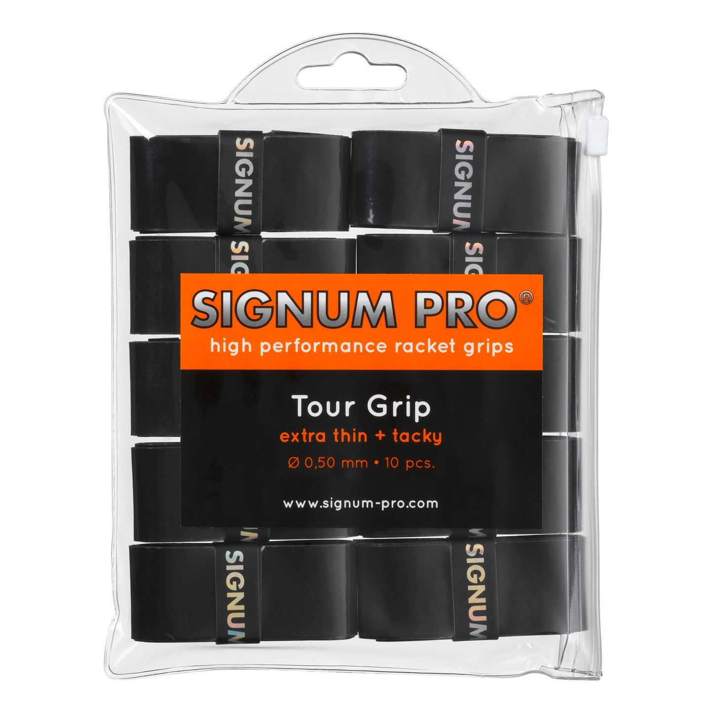 Signum Pro Tour Grip Pack De 10-Negro Signum Pro Tour Grip Pack De 10-Negro