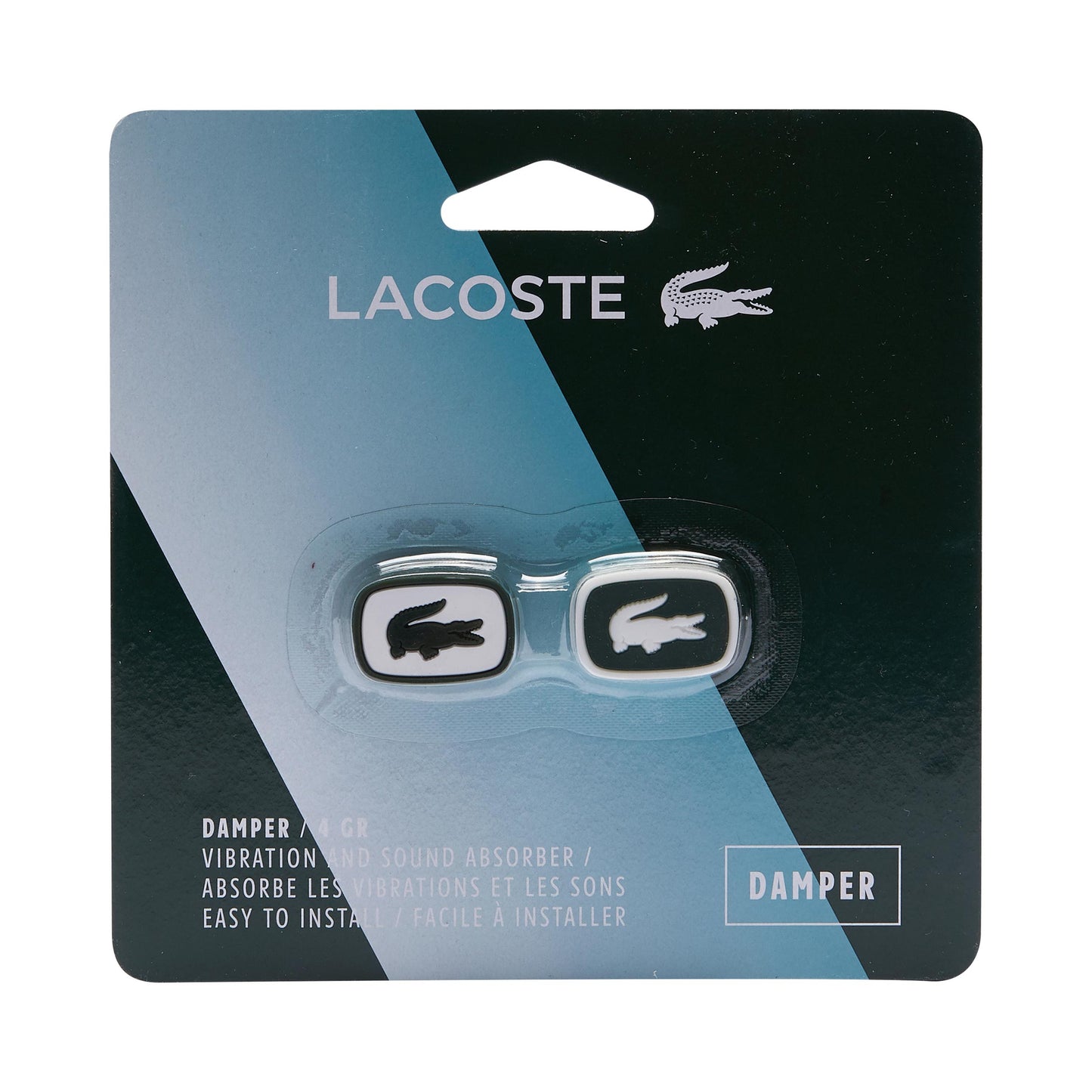 Lacoste Antivibradores Pack de 2 - blanco, verde Lacoste Antivibradores Pack de 2 - blanco, verde