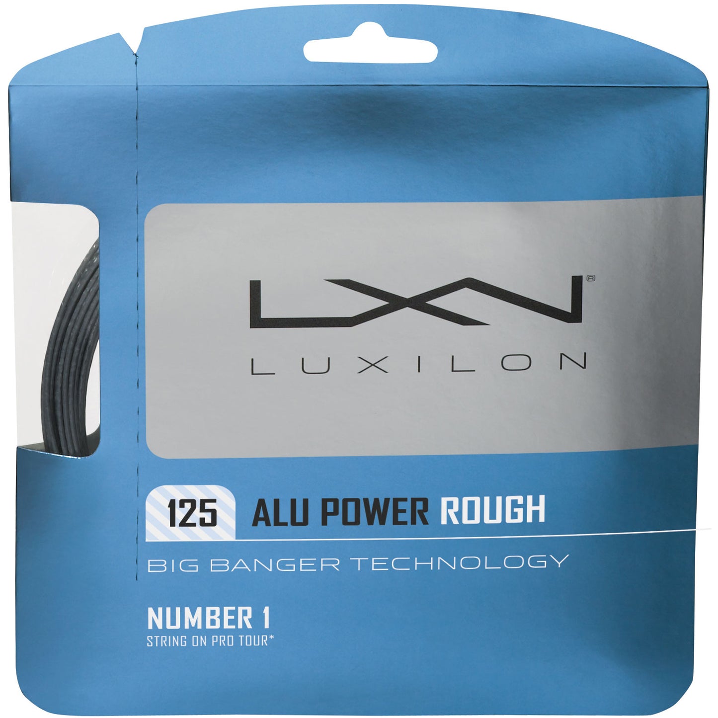 Luxilon Alu Power Rough Sets Individuales 12,2m-Plateado Luxilon Alu Power Rough Sets Individuales 12,2m-Plateado