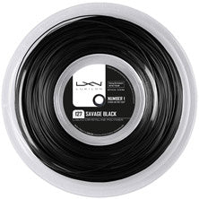 Luxilon Savage Bobinas de cordaje 200m - negro Luxilon Savage Bobinas de cordaje 200m - negro