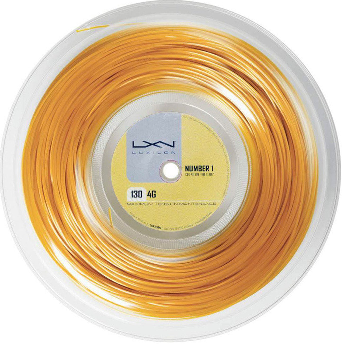 Luxilon 4G Bobinas De Cordaje 200m-Dorado Luxilon 4G Bobinas De Cordaje 200m-Dorado