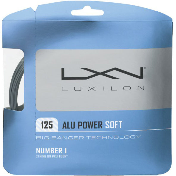 Luxilon Alu Power Soft Sets Individuales 12,2m-Plateado Luxilon Alu Power Soft Sets Individuales 12,2m-Plateado