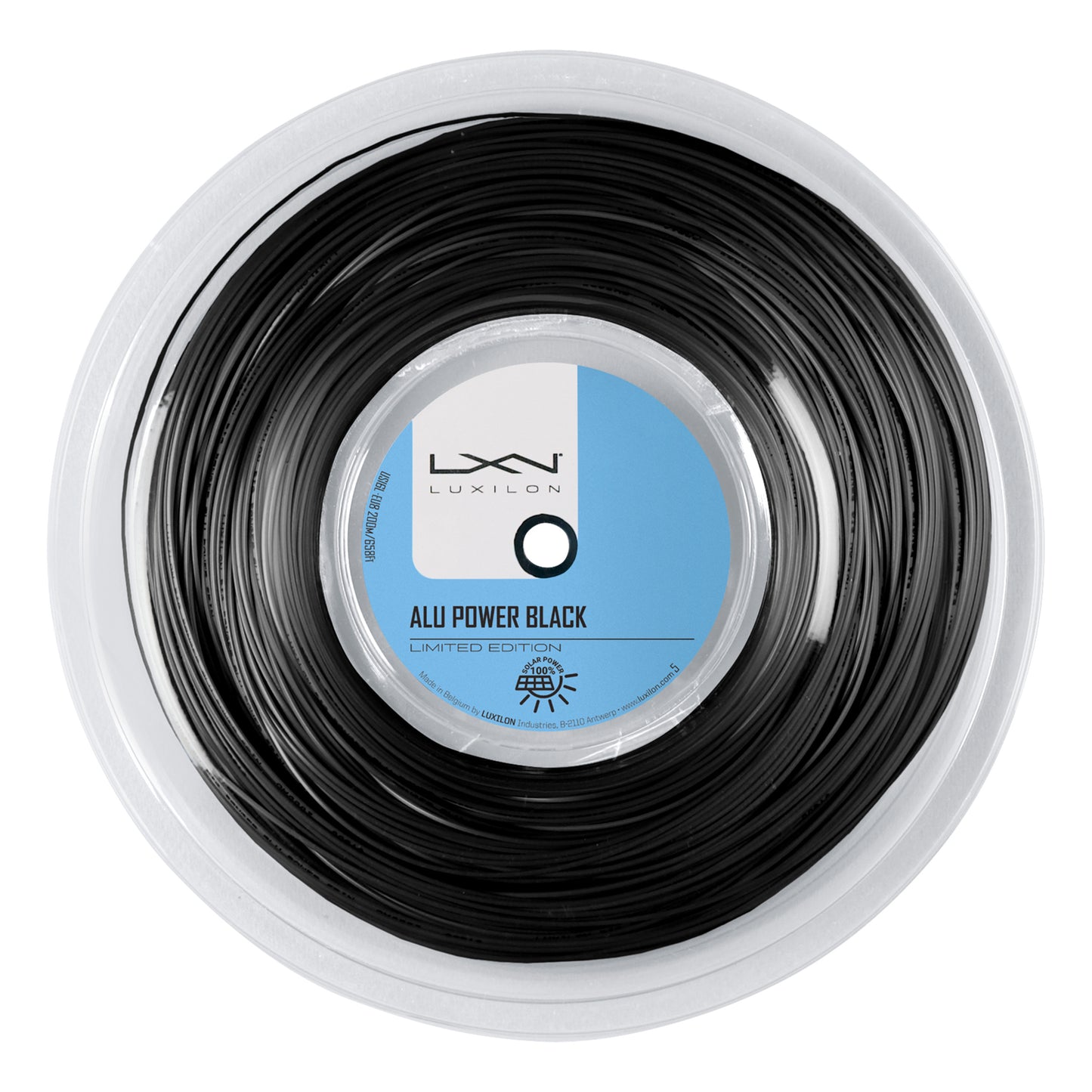 Luxilon Alu Power Black Ltd Bobinas De Cordaje 200m-Negro Luxilon Alu Power Black Ltd Bobinas De Cordaje 200m-Negro