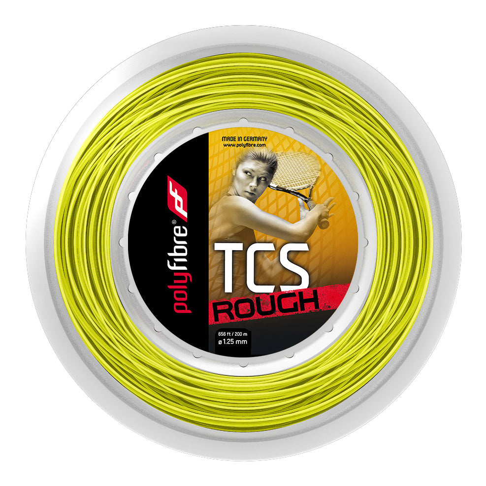 Polyfibre TCS Rough Bobinas De Cordaje 200m-Amarillo Polyfibre TCS Rough Bobinas De Cordaje 200m-Amarillo