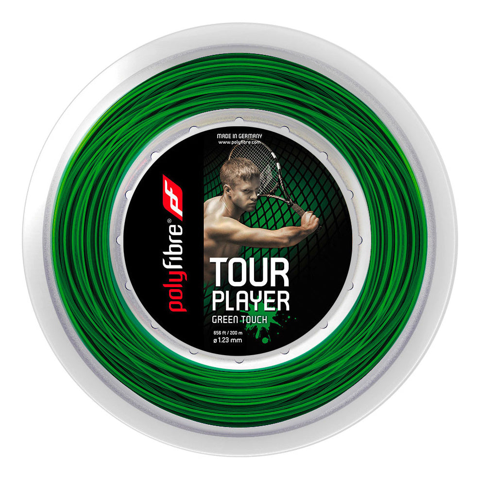 Polyfibre Tour Player Touch Bobinas De Cordaje 200m-Verde Polyfibre Tour Player Touch Bobinas De Cordaje 200m-Verde